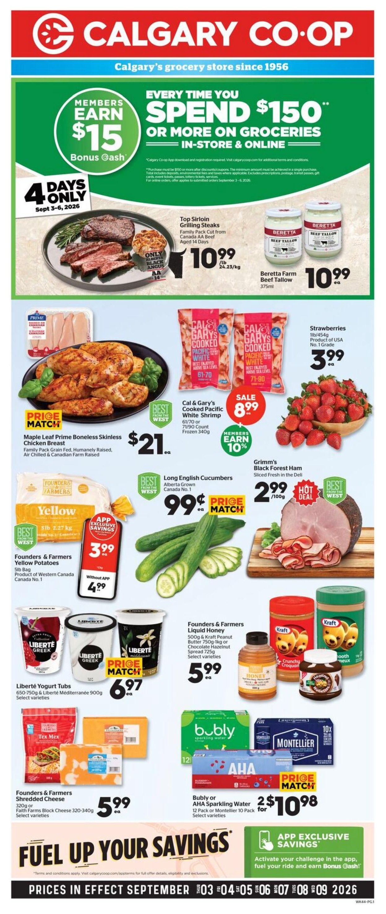 Calgary Co-op Flyer September 3 to 9