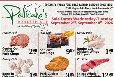 Pellicano's Marketplace (North Tonawanda, NY) Weekly Ad August 26 - September 1, 2026
