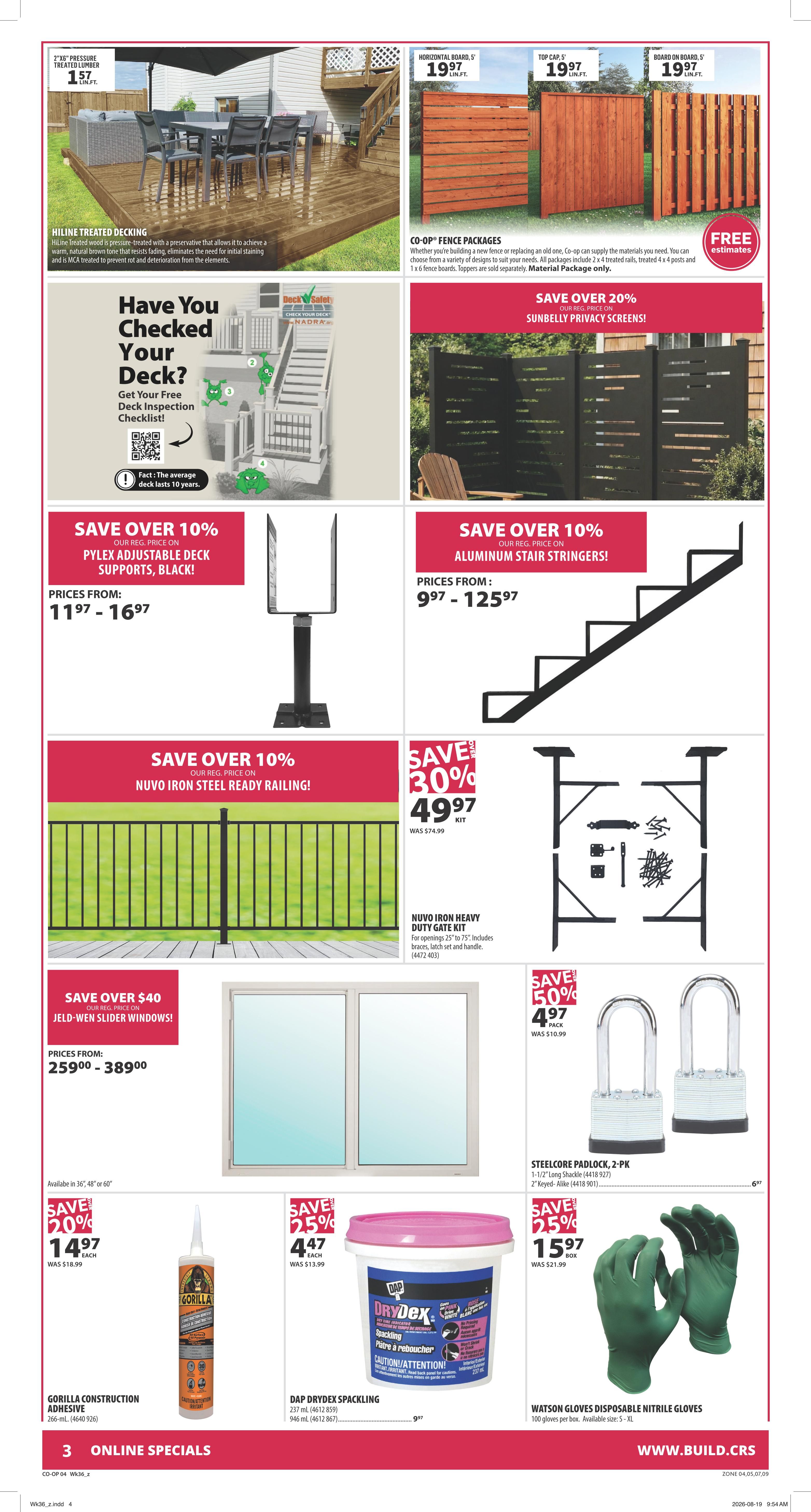 Co-op (West) Home Centre Flyer September 3 to 9