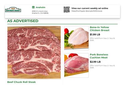 Northgate Market Weekly Ad September 2 - 8, 2026