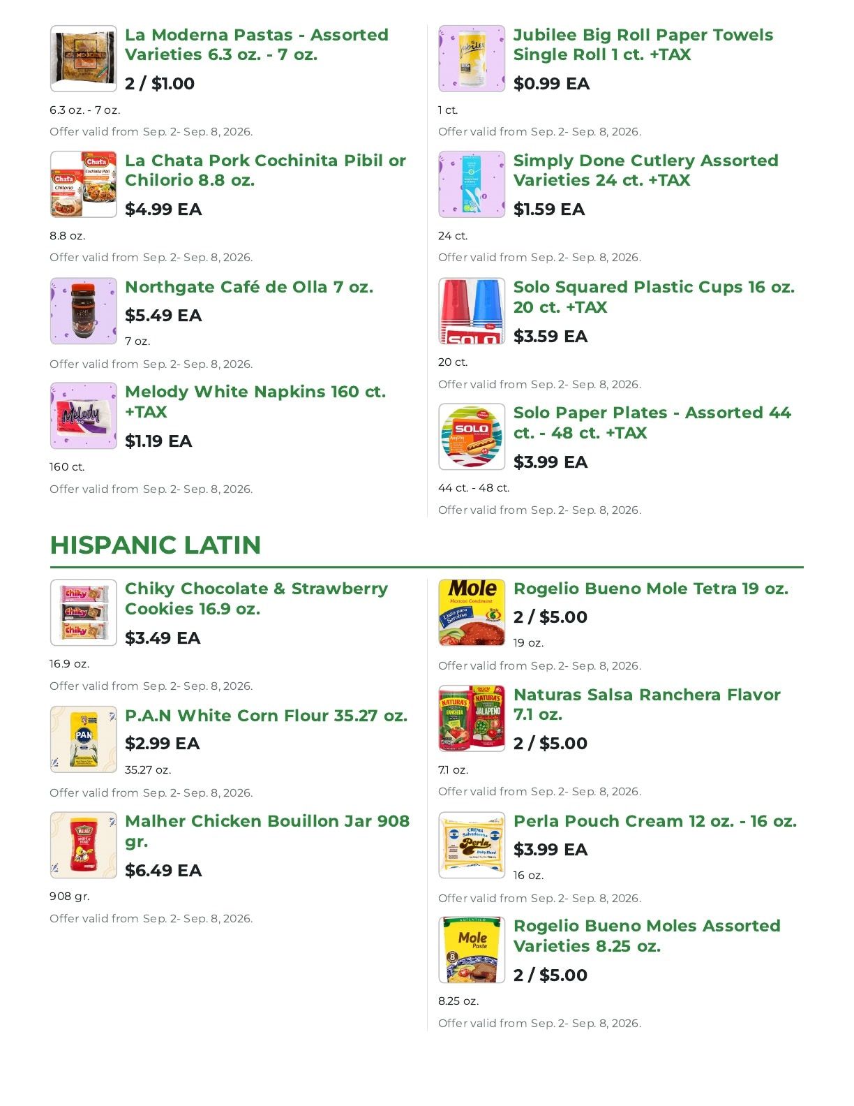 Northgate Market Weekly Ad September 2 - 8, 2026