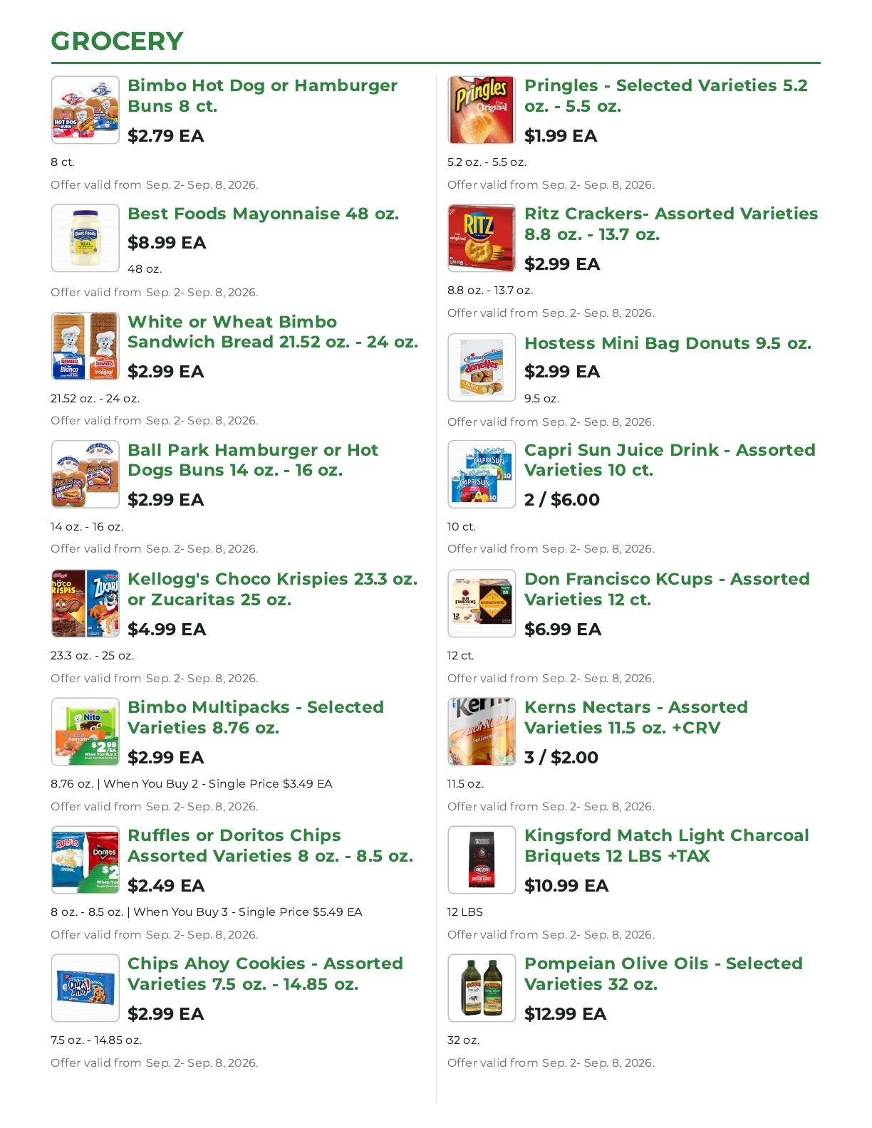 Northgate Market Weekly Ad September 2 - 8, 2026