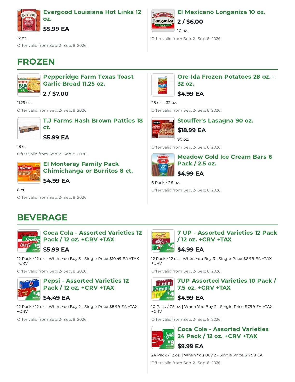 Northgate Market Weekly Ad September 2 - 8, 2026