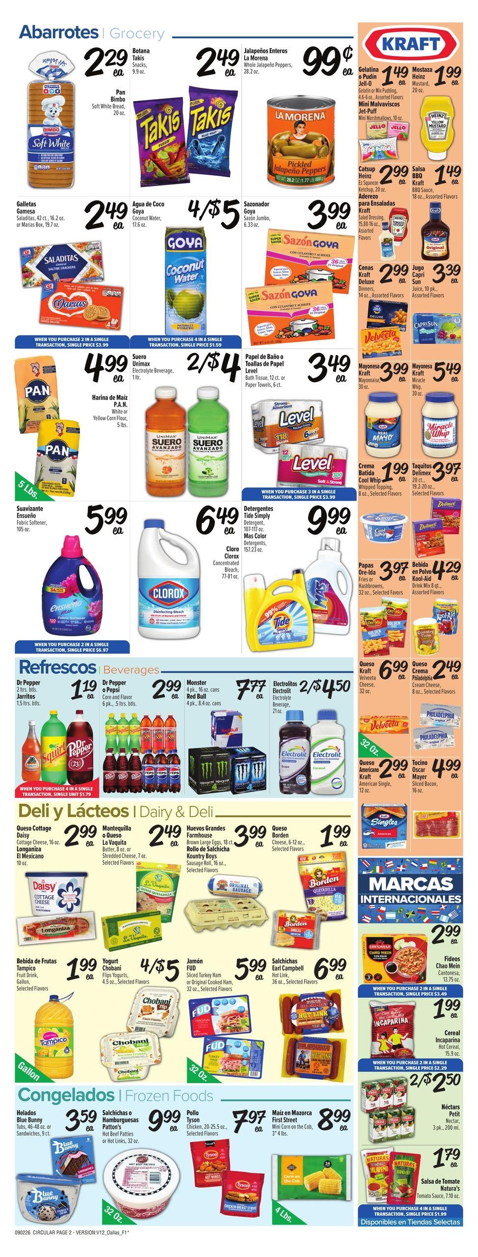 Fiesta Mart (Allen Area, TX) Weekly Ad September 2 - 8, 2026