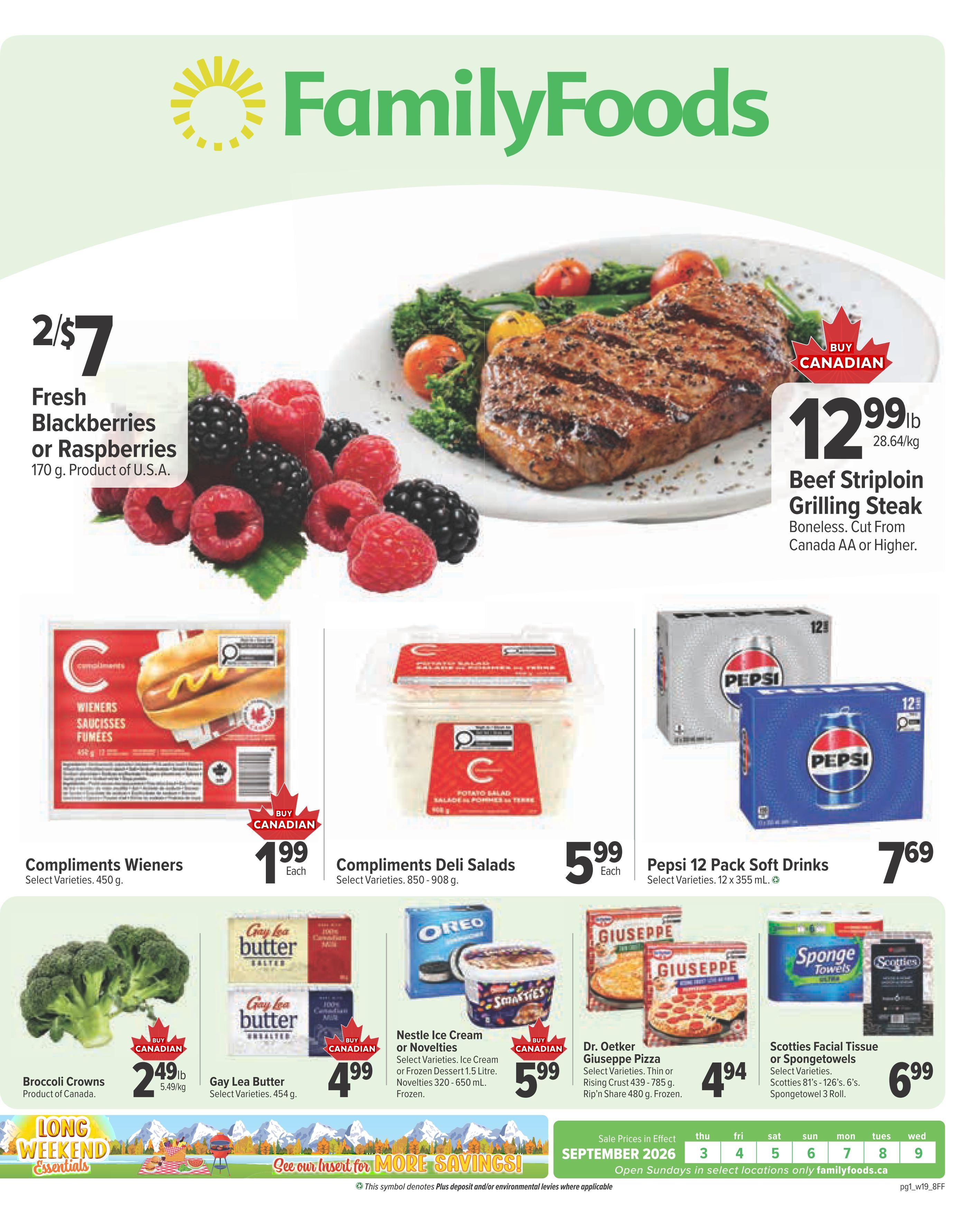 Family Foods (AB) Flyer September 3 to 9