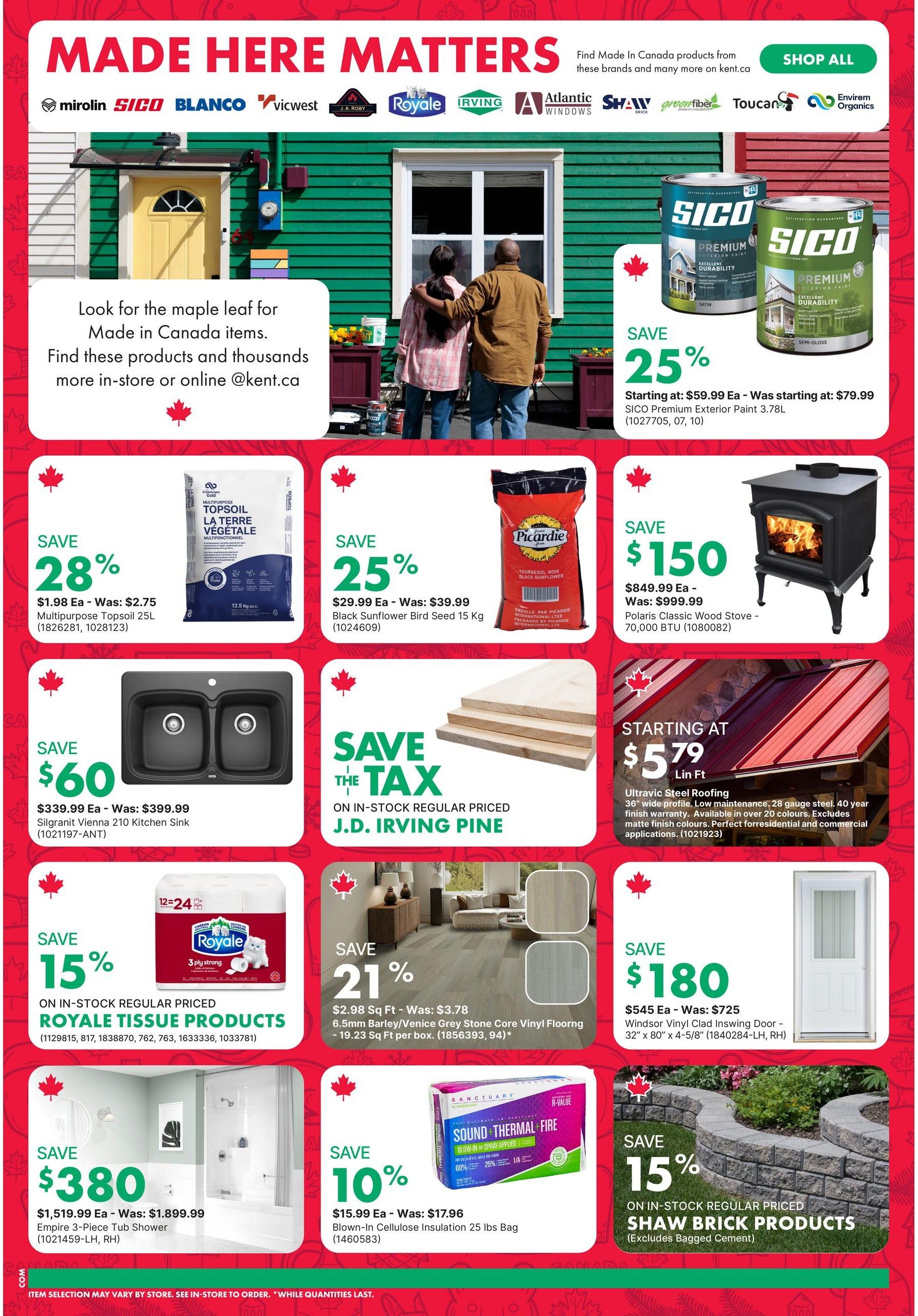 Kent Building Supplies Flyer September 3 to 9