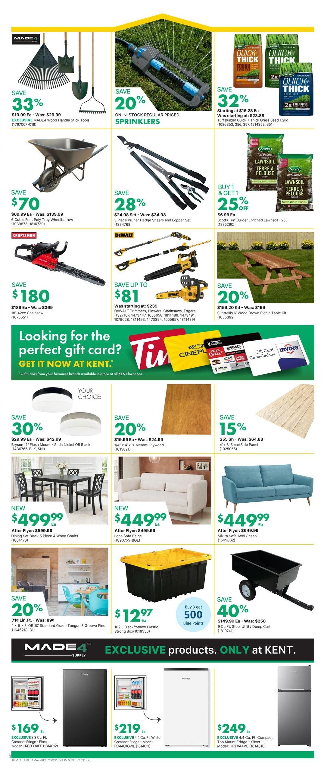 Kent Building Supplies Flyer September 3 to 9
