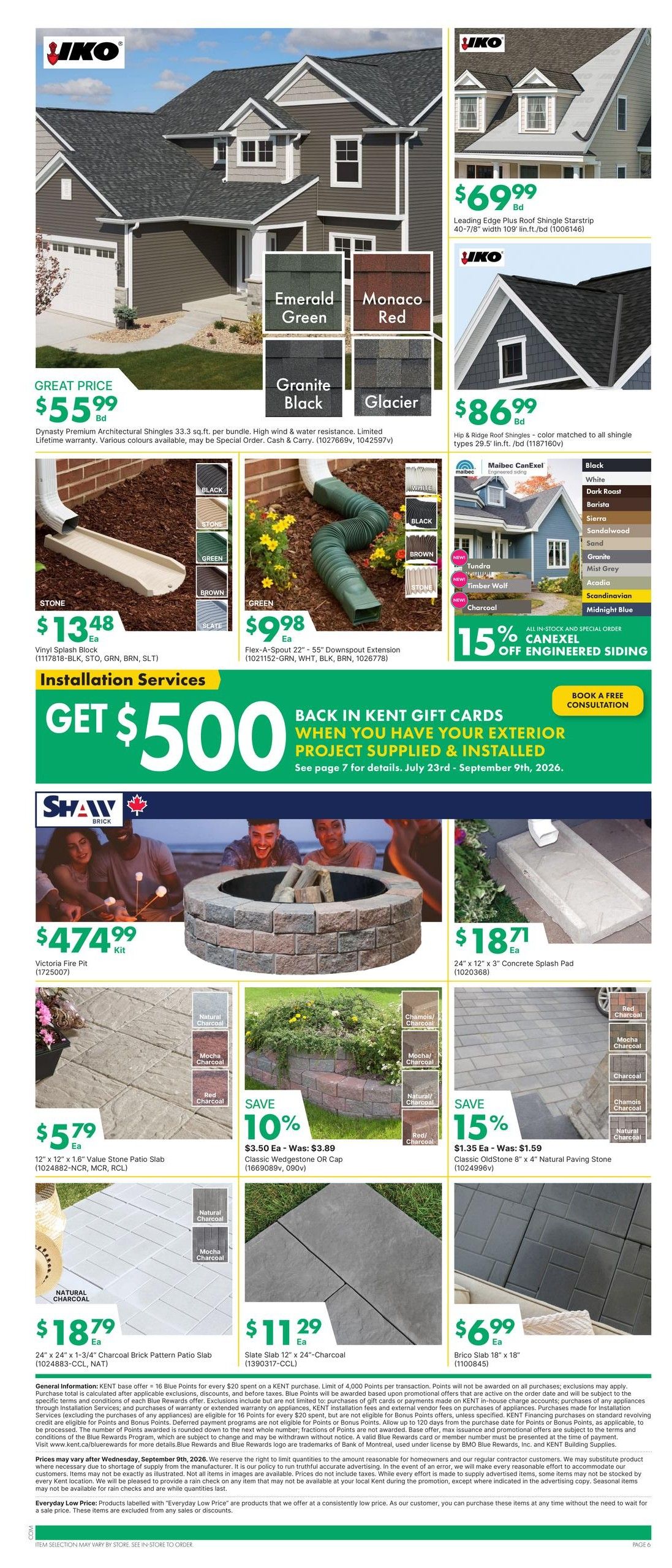 Kent Building Supplies Flyer September 3 to 9