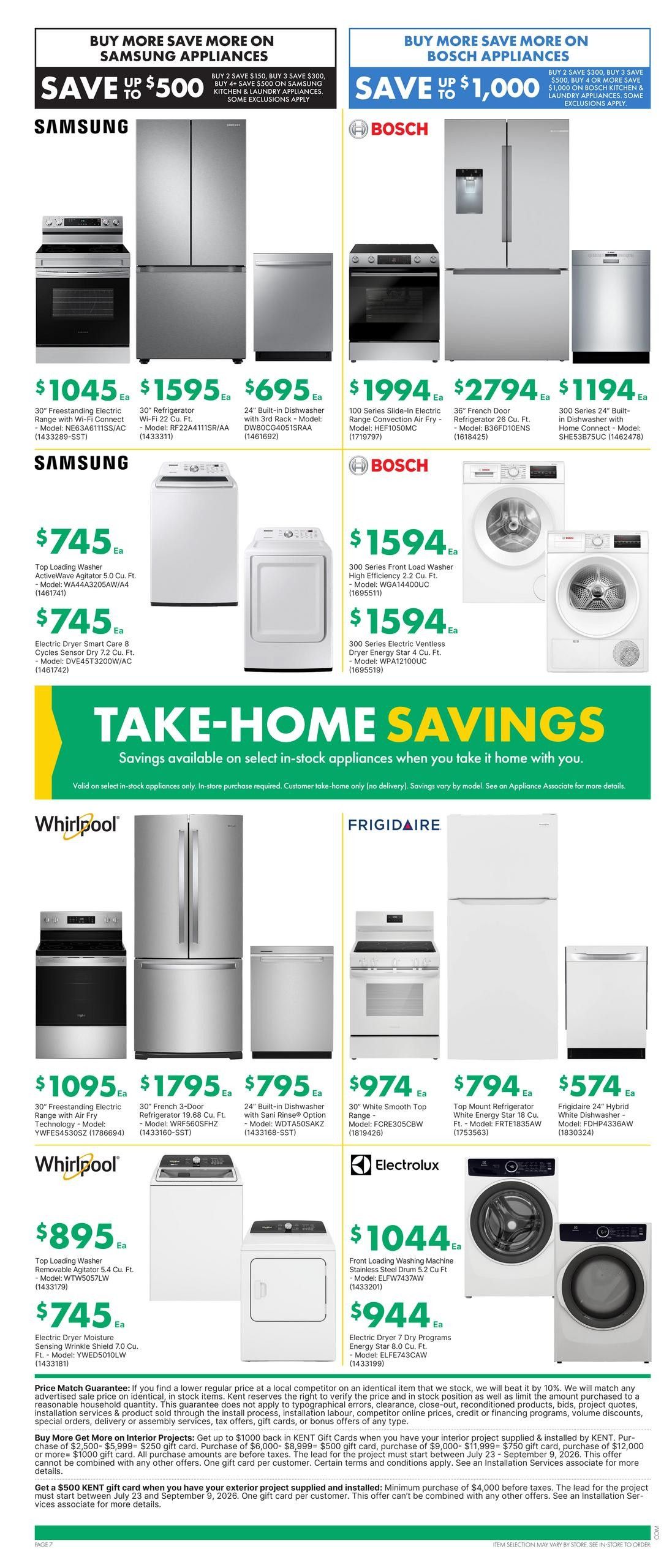Kent Building Supplies Flyer September 3 to 9