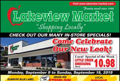 Lakeview Market Flyer September 9 to 15