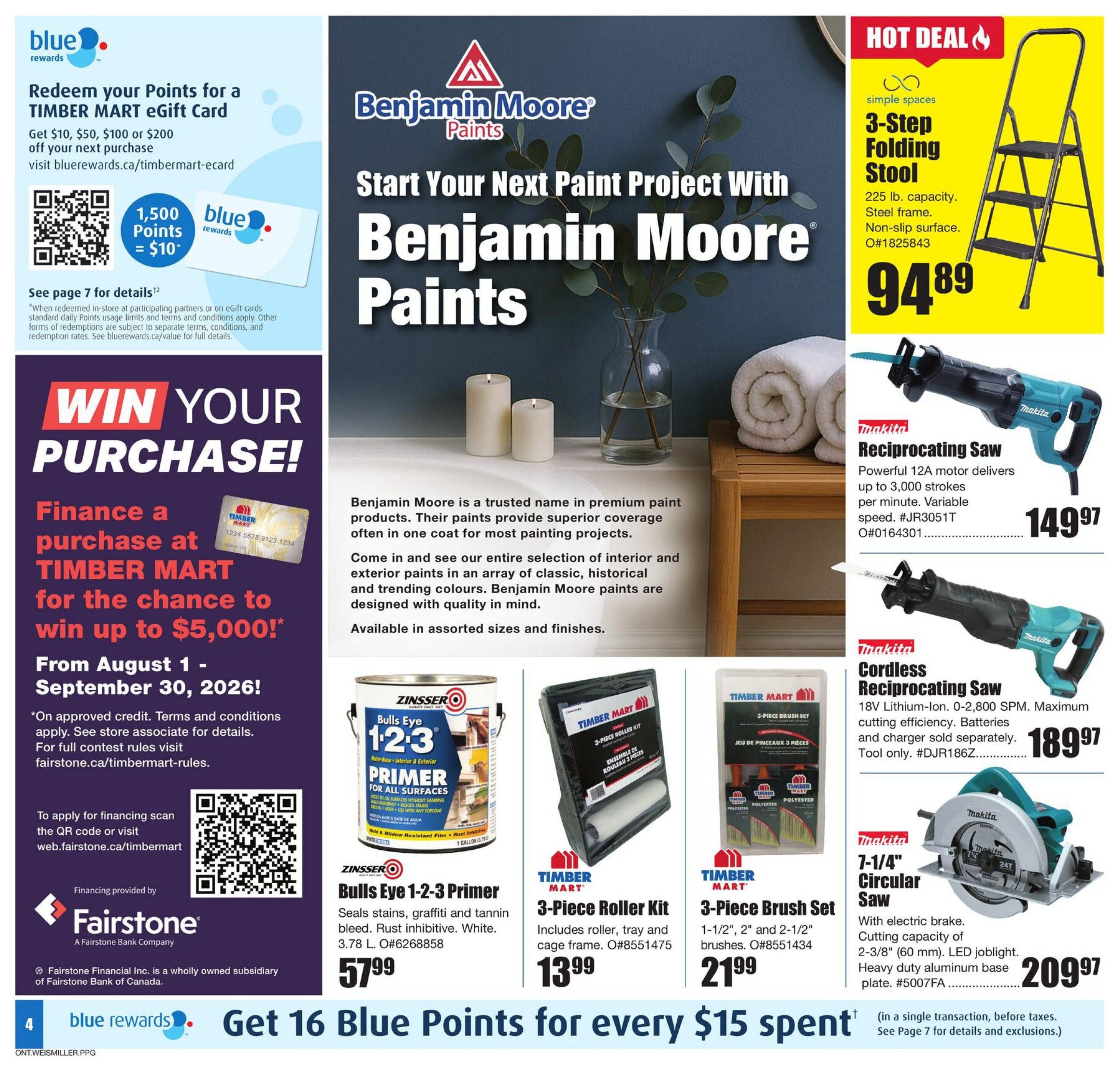 Timber Mart Flyer September 3 to 16