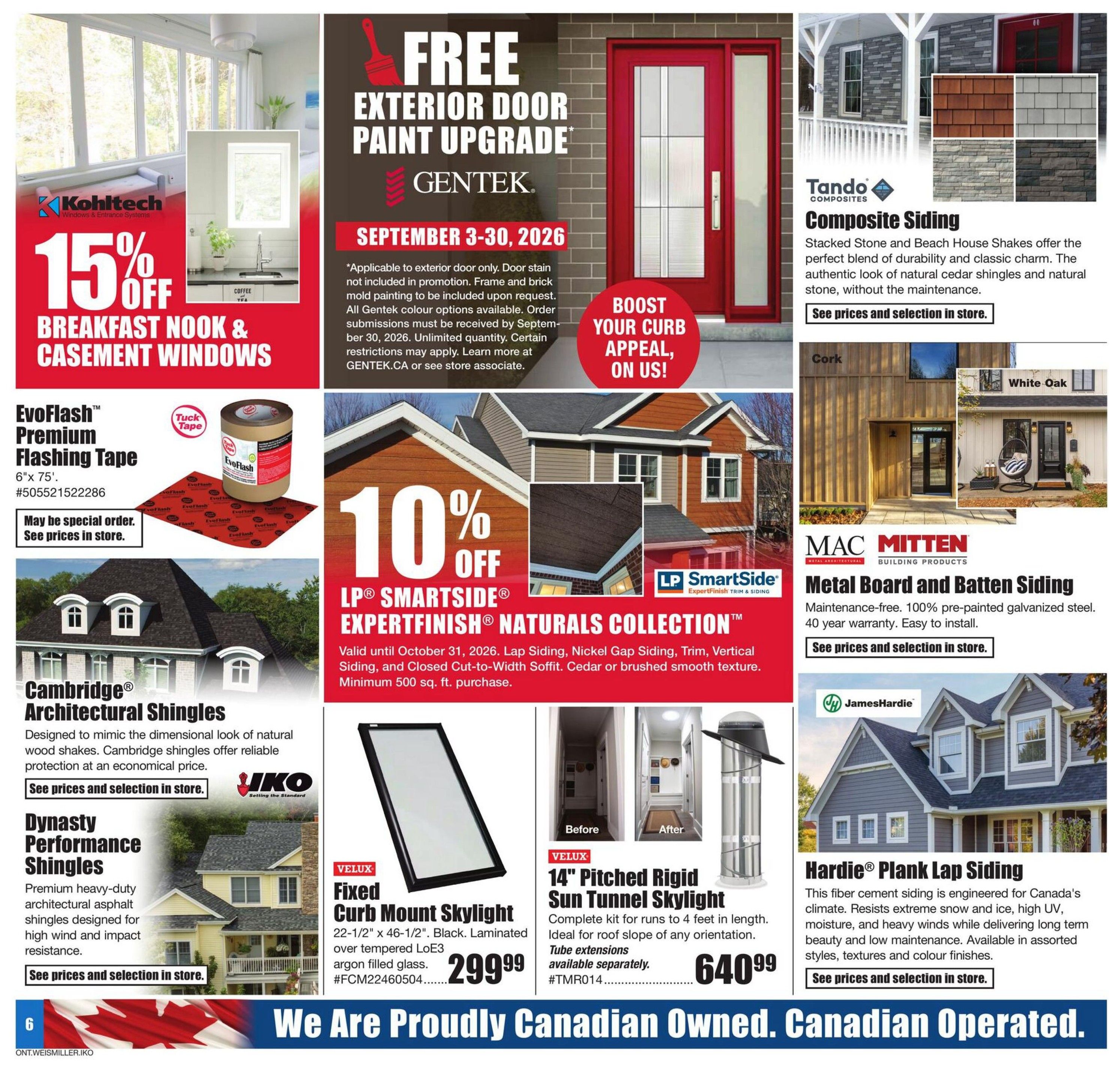 Timber Mart Flyer September 3 to 16