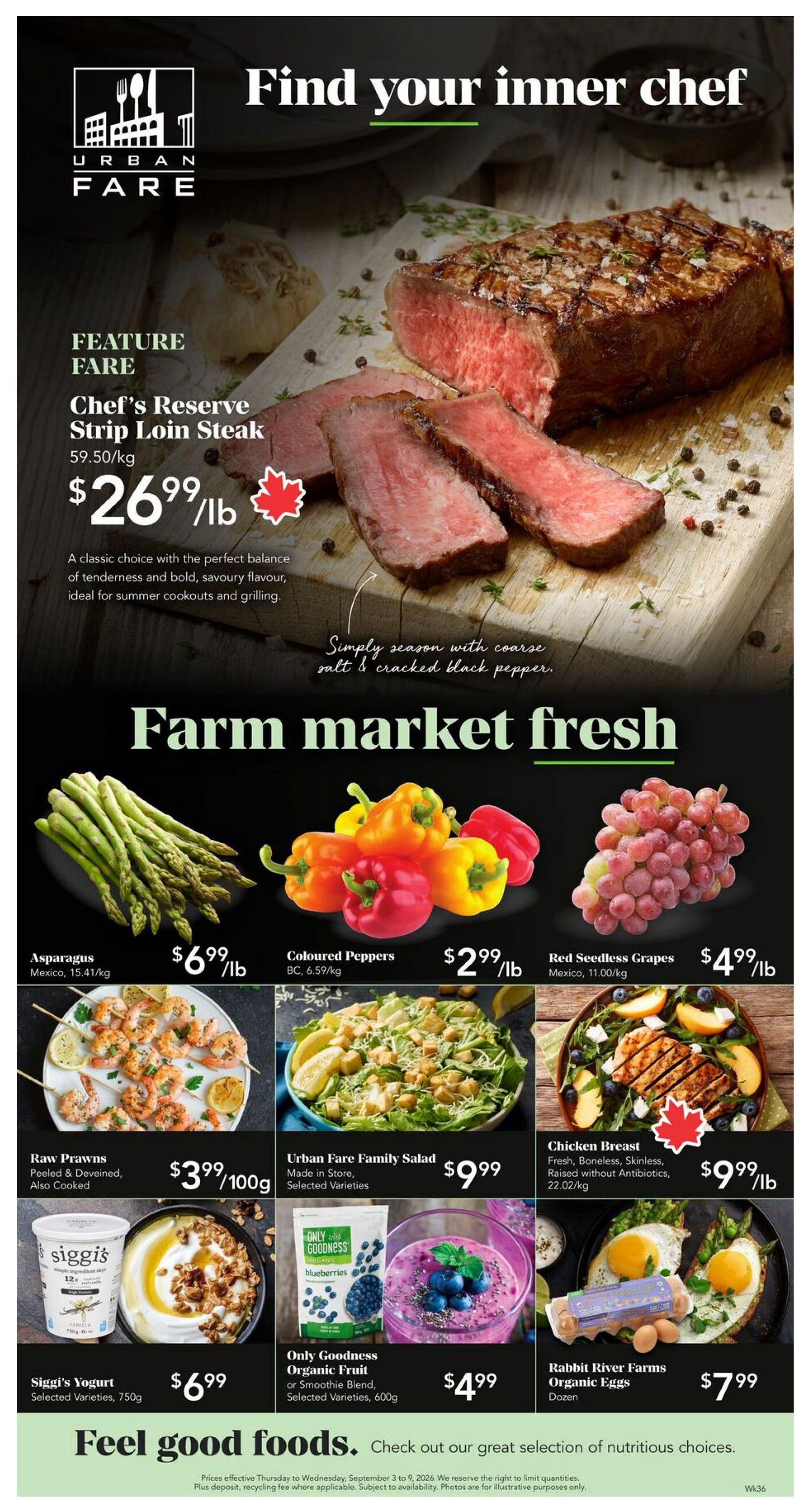 Urban Fare Flyer September 3 to 9
