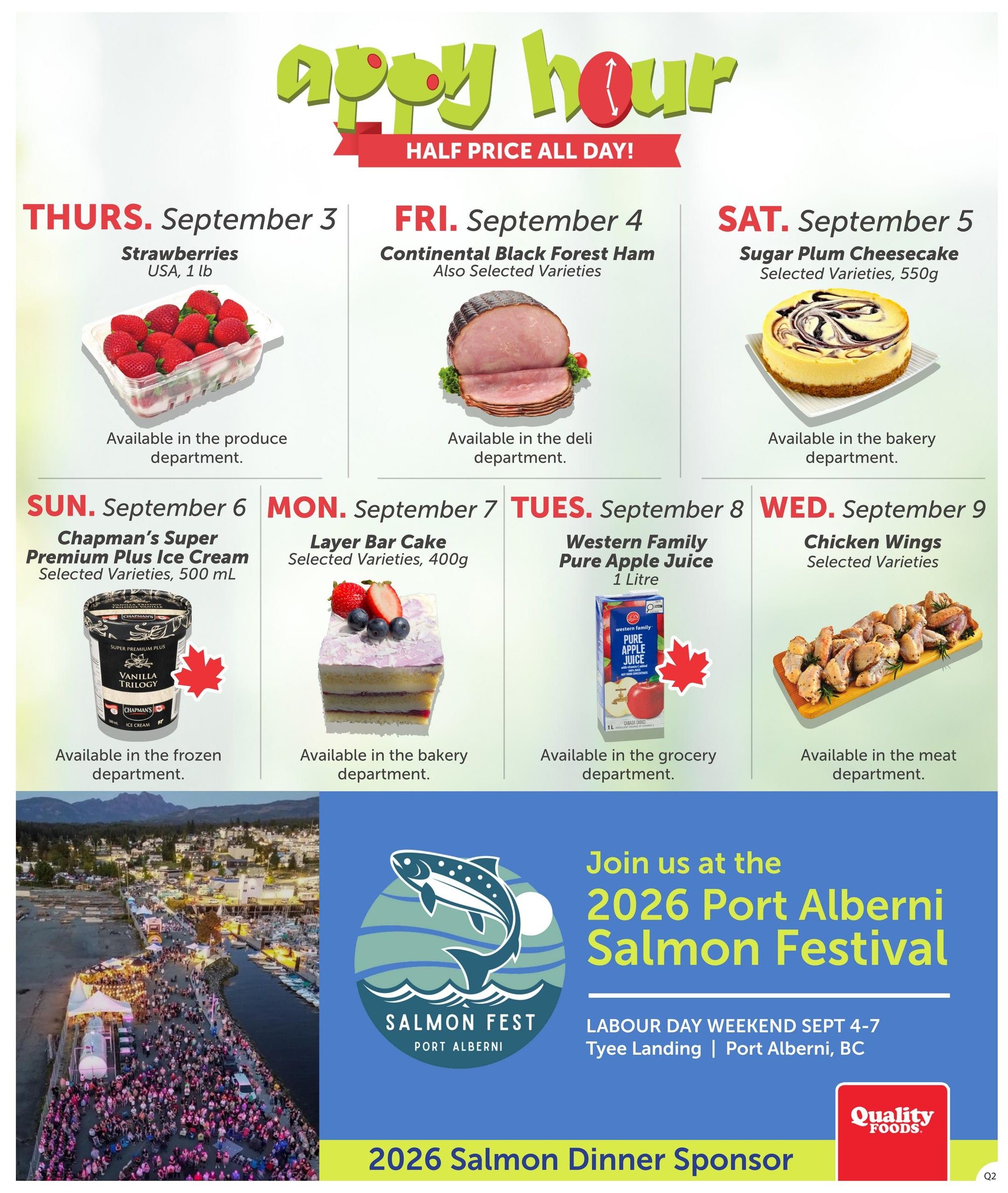 Quality Foods Flyer September 3 to 9