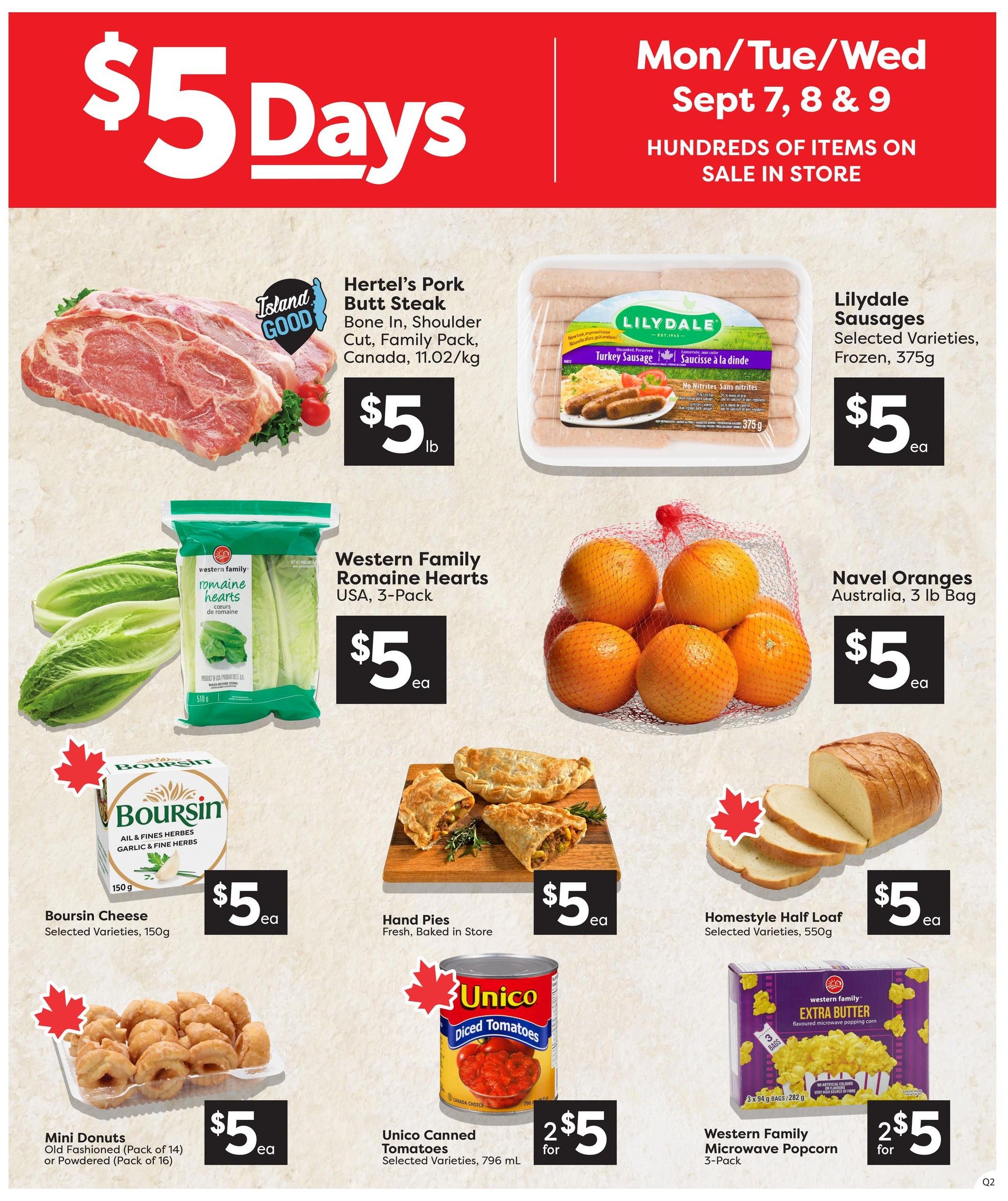 Quality Foods Flyer September 3 to 9