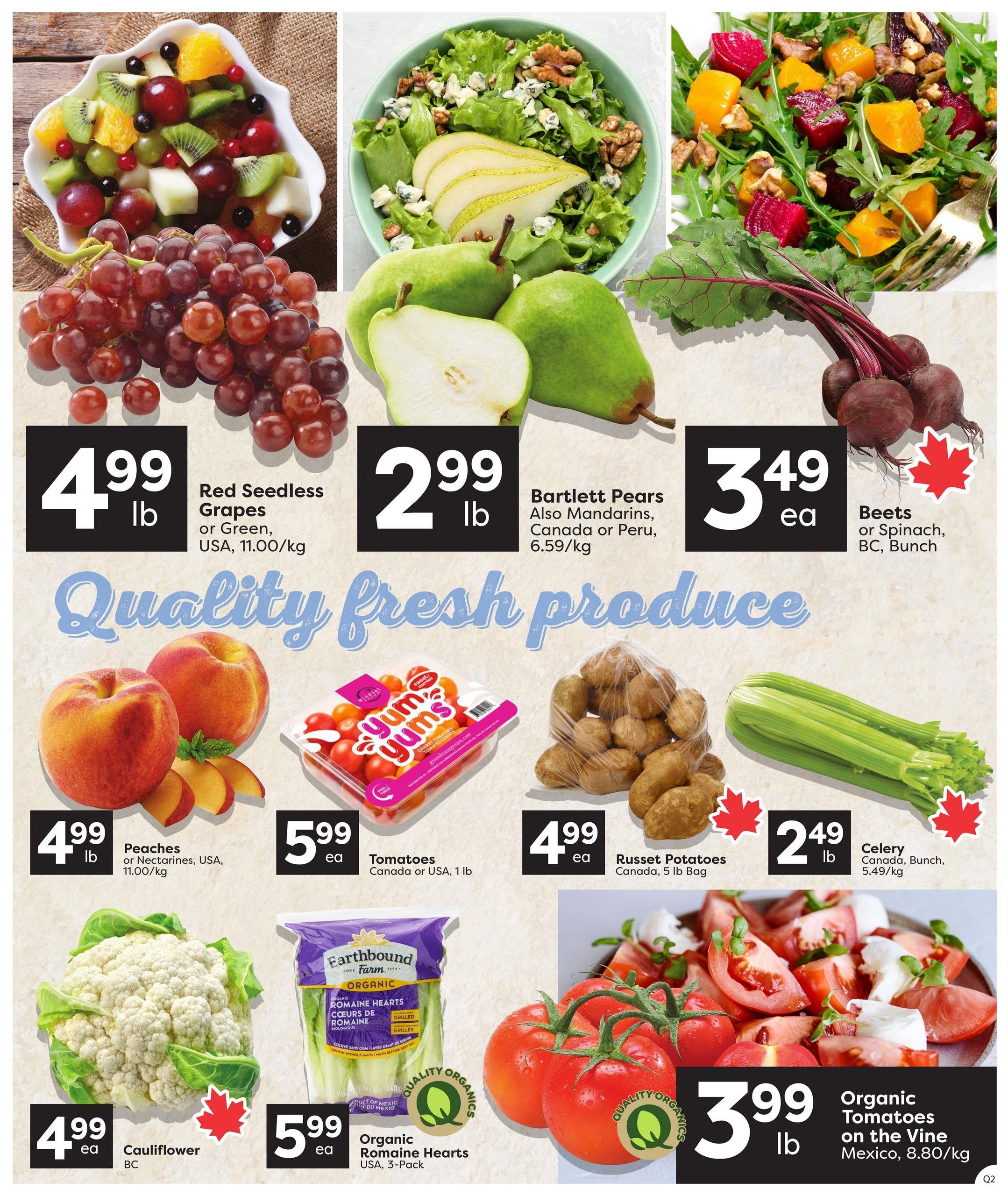 Quality Foods Flyer September 3 to 9