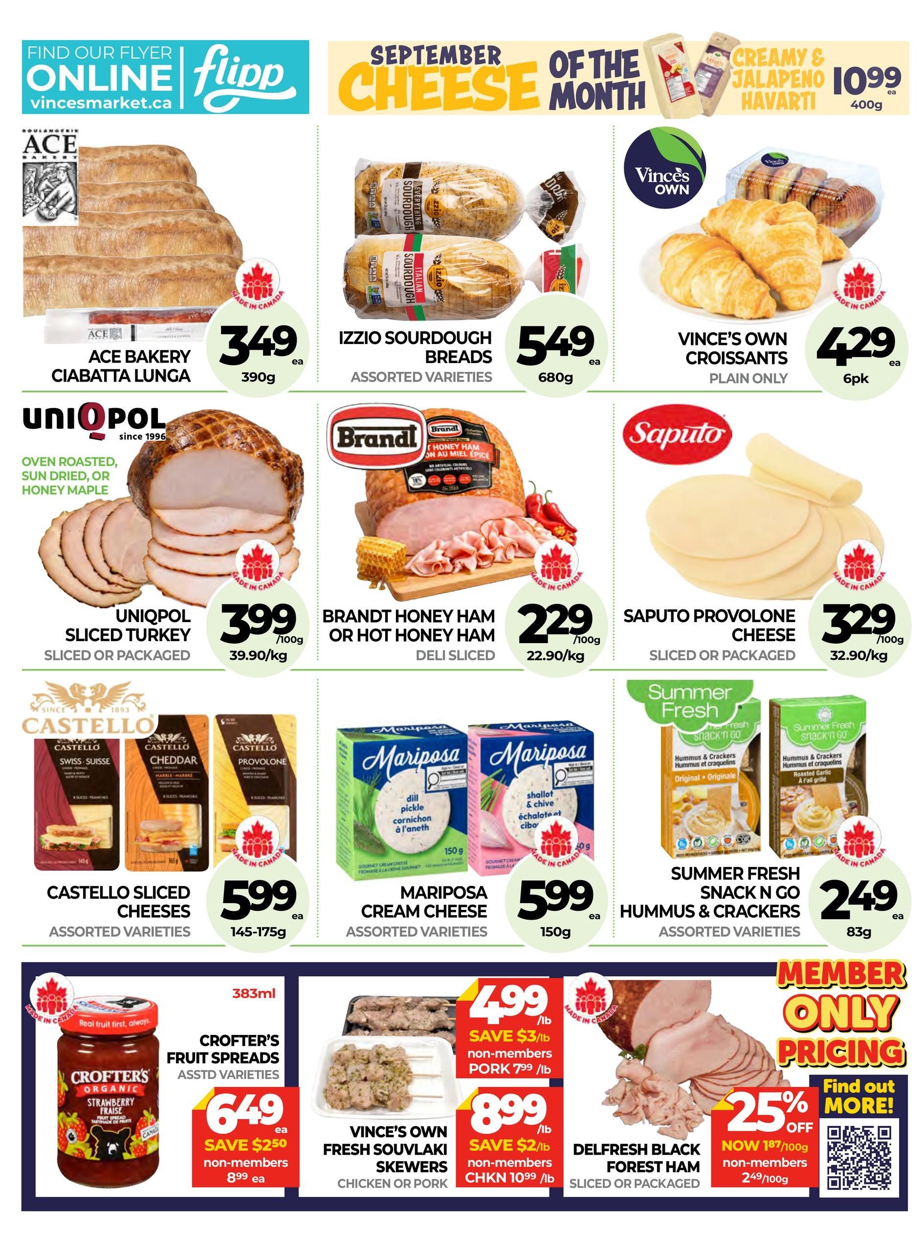 Vince's Market Flyer September 3 to 16