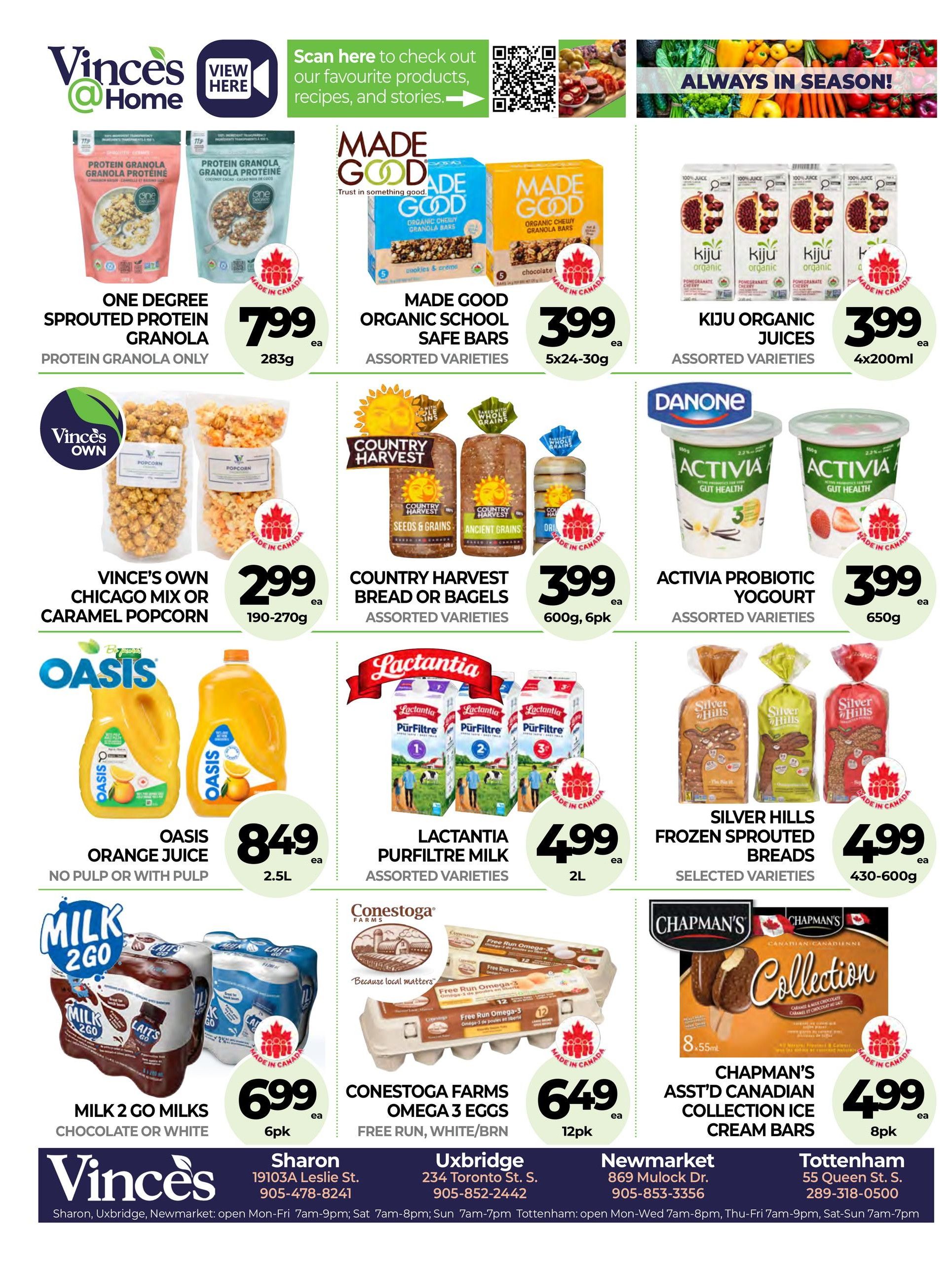 Vince's Market Flyer September 3 to 16