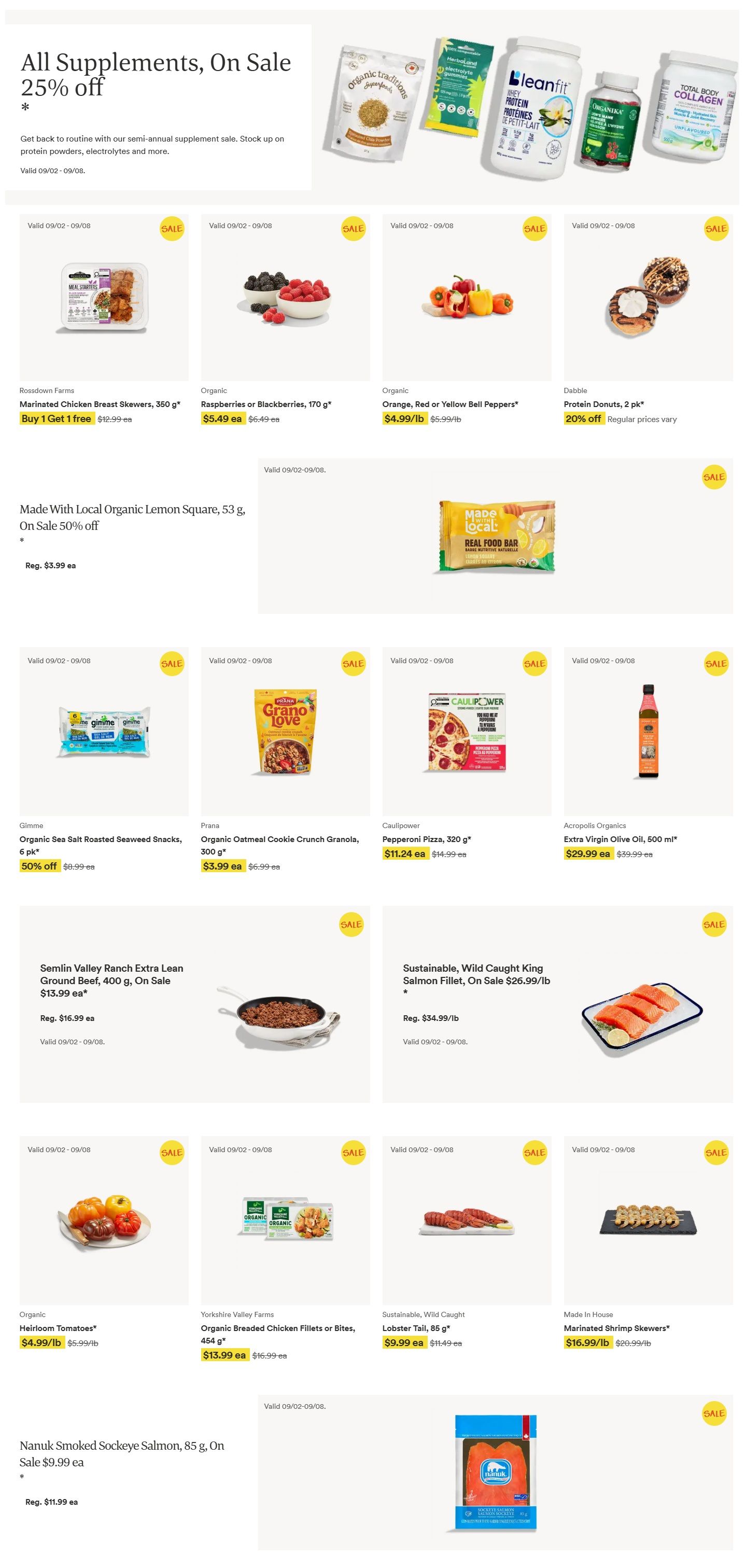 Whole Foods Market (ON) Flyer September 2 to 8