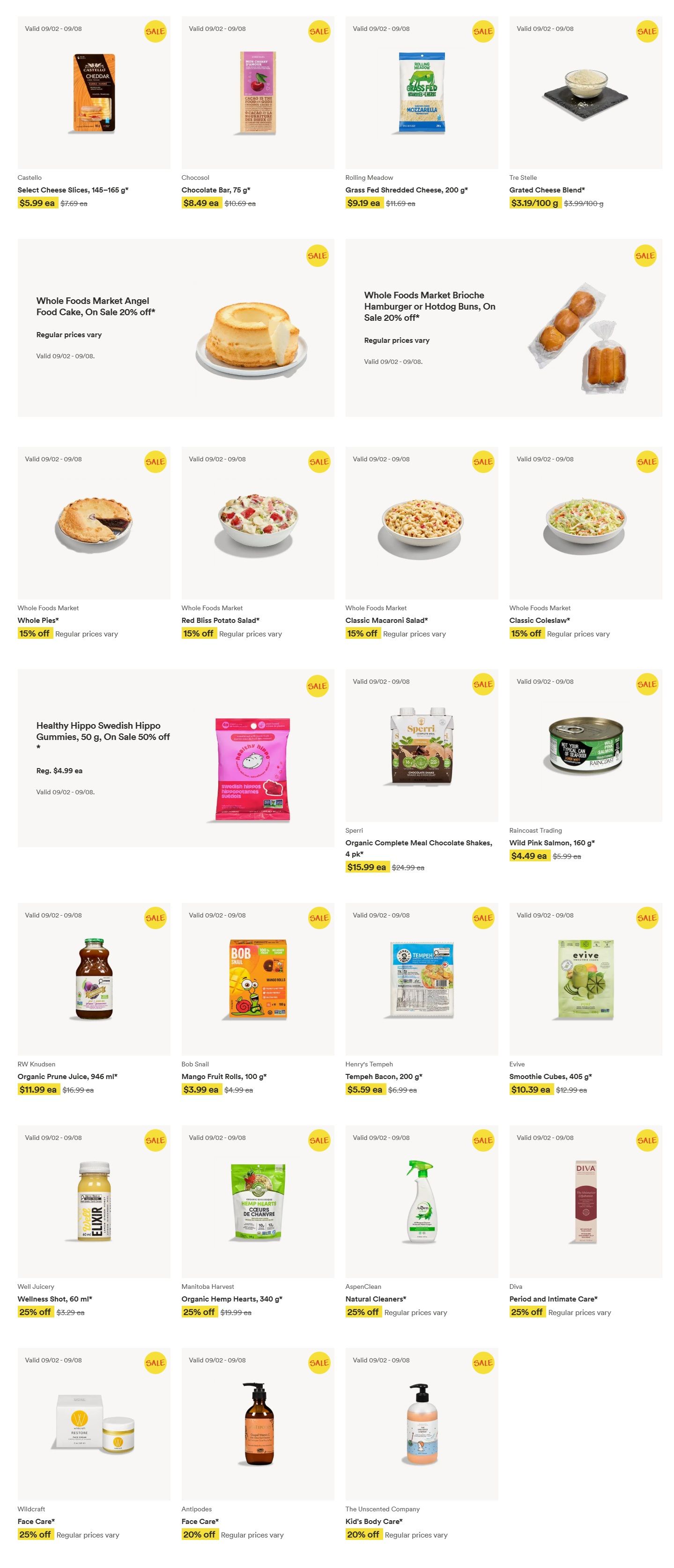 Whole Foods Market (ON) Flyer September 2 to 8