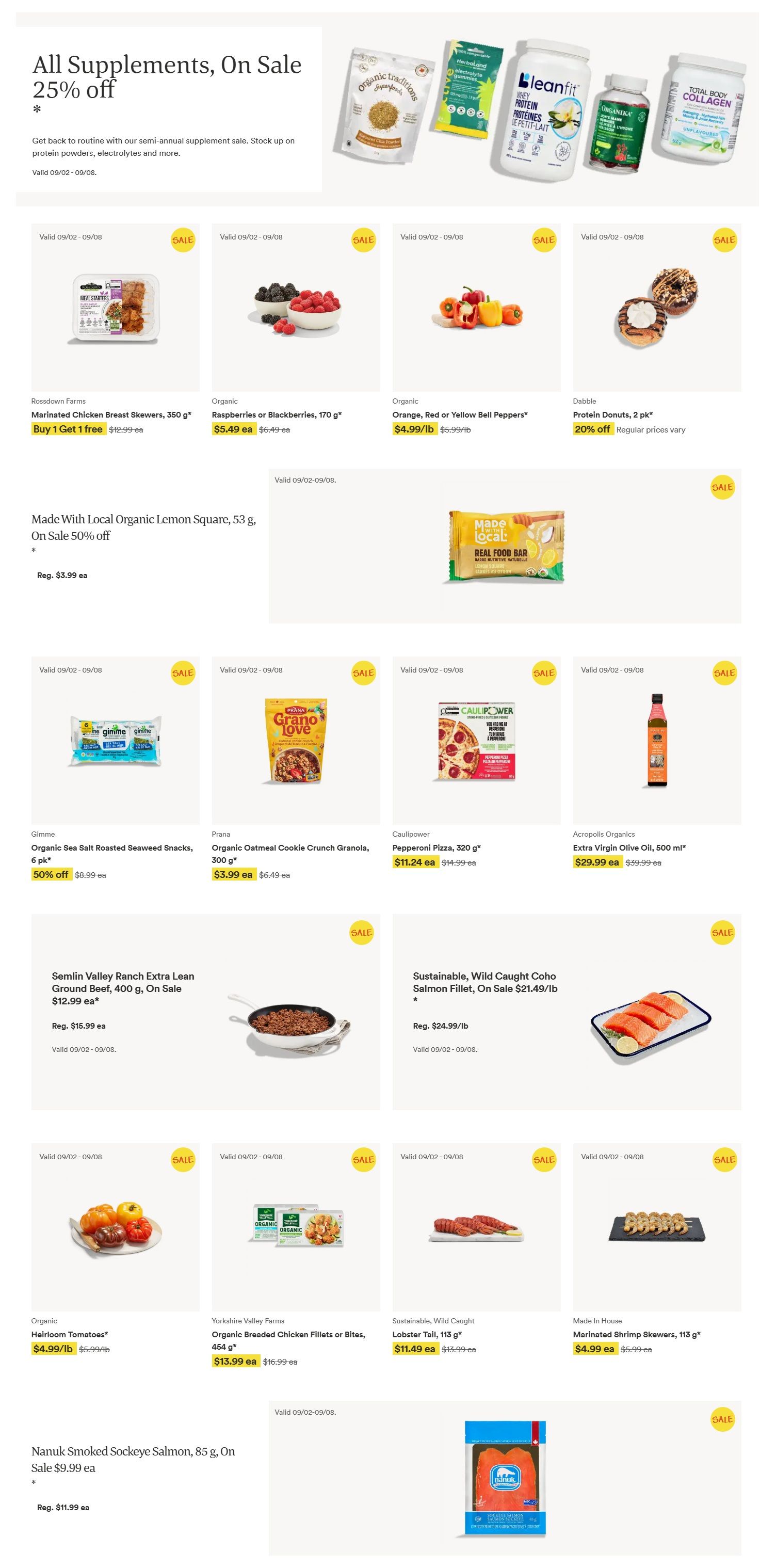 Whole Foods Market (West) Flyer September 2 to 8