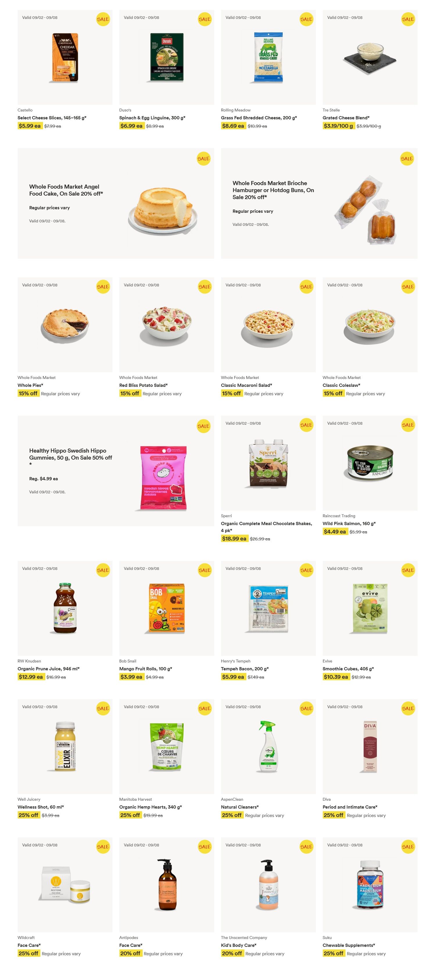 Whole Foods Market (West) Flyer September 2 to 8