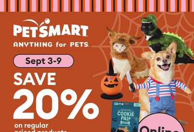 PetSmart Online Flyer September 3 to 9
