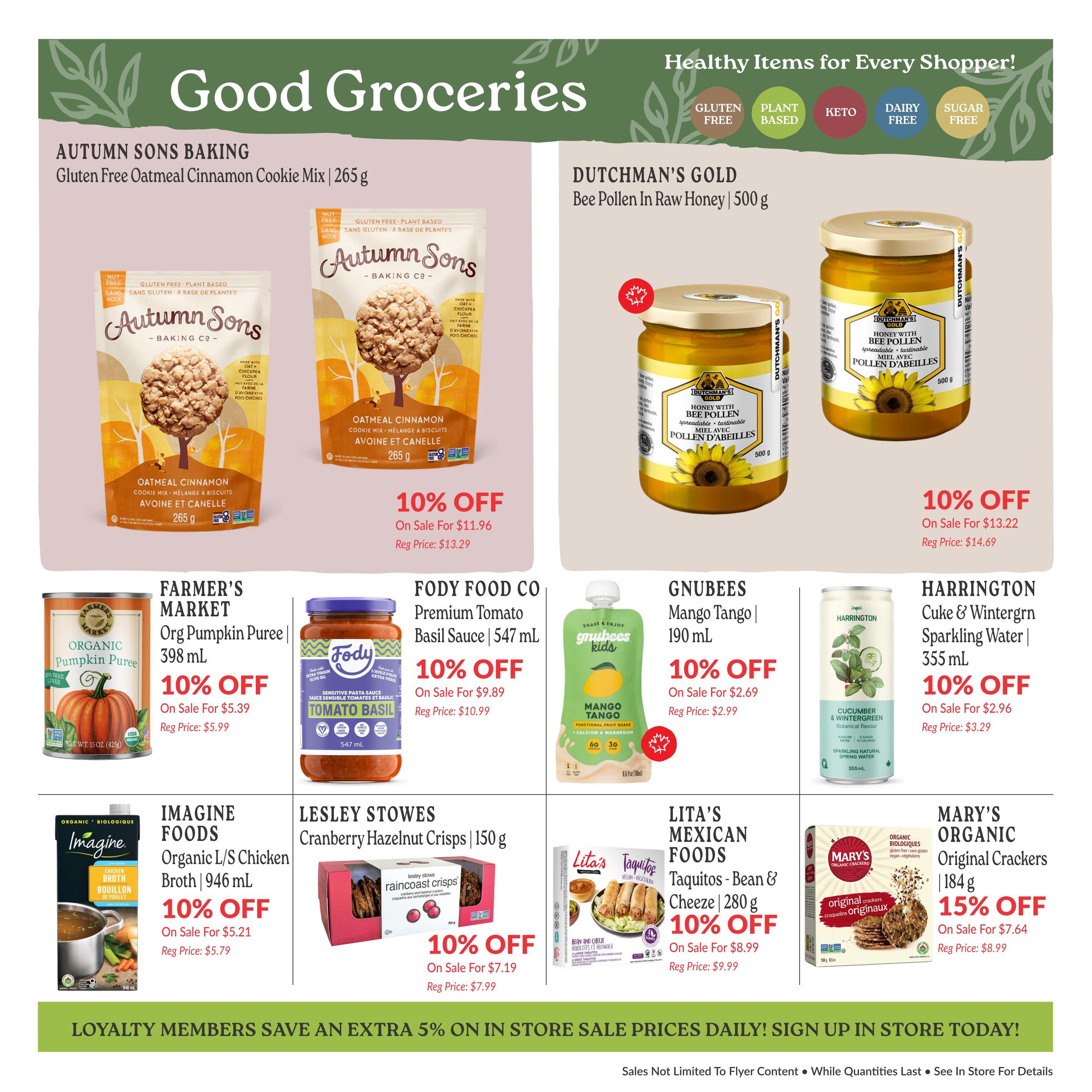 Goodness Me Flyer September 2 to 8