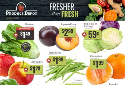 Produce Depot Flyer September 2 to 8