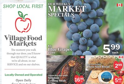 Village Food Markets Flyer September 2 to 8