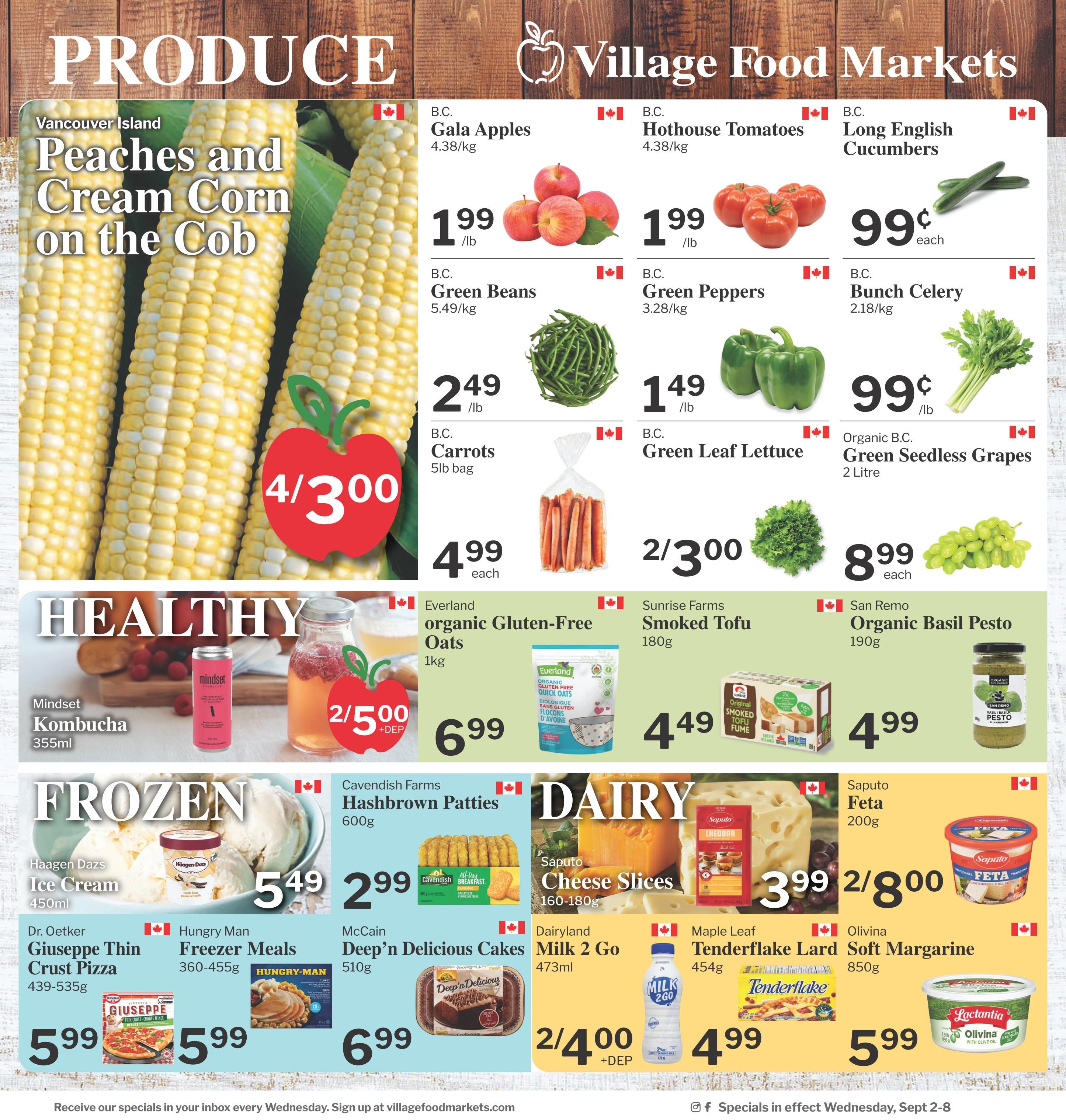 Village Food Markets Flyer September 2 to 8