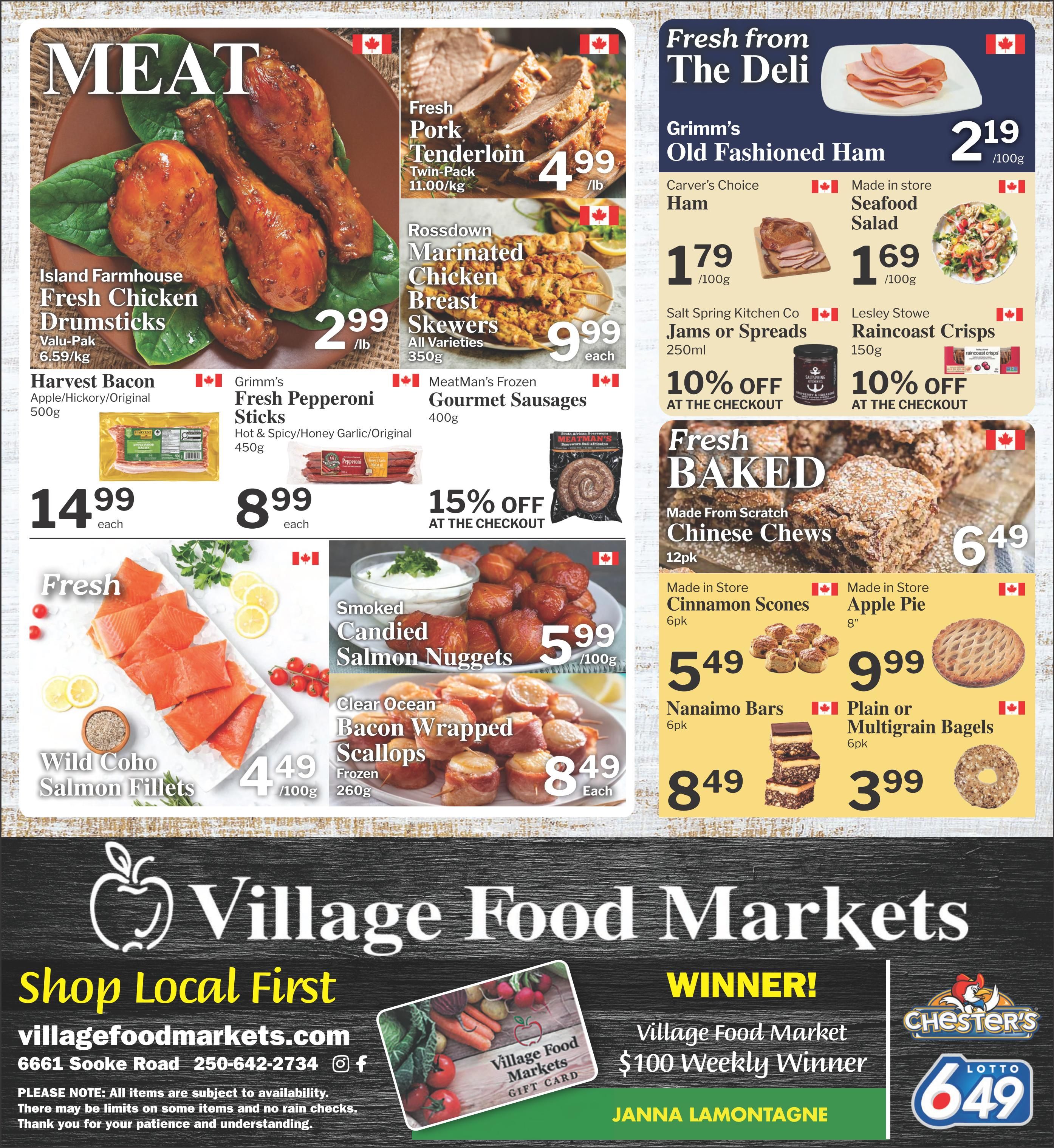 Village Food Markets Flyer September 2 to 8