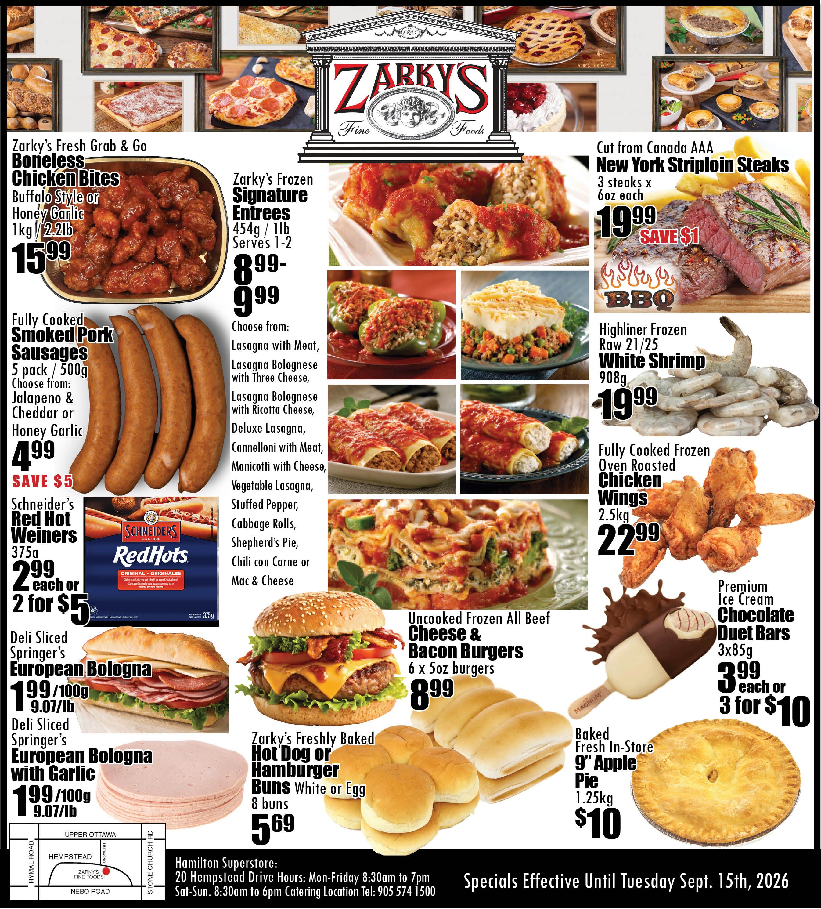 Zarky's Flyer September 2 to 15