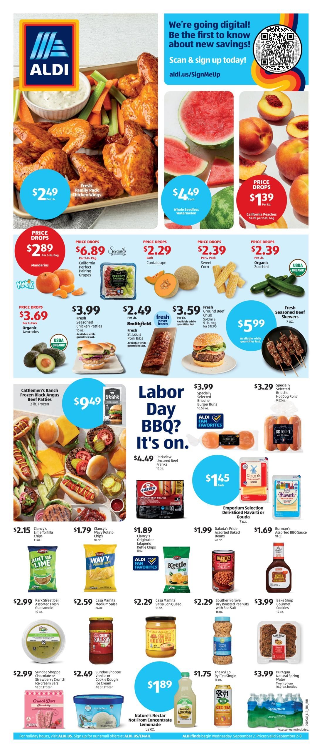 ALDI (Albany Area, NY) Weekly Ad September 2 - 8, 2026