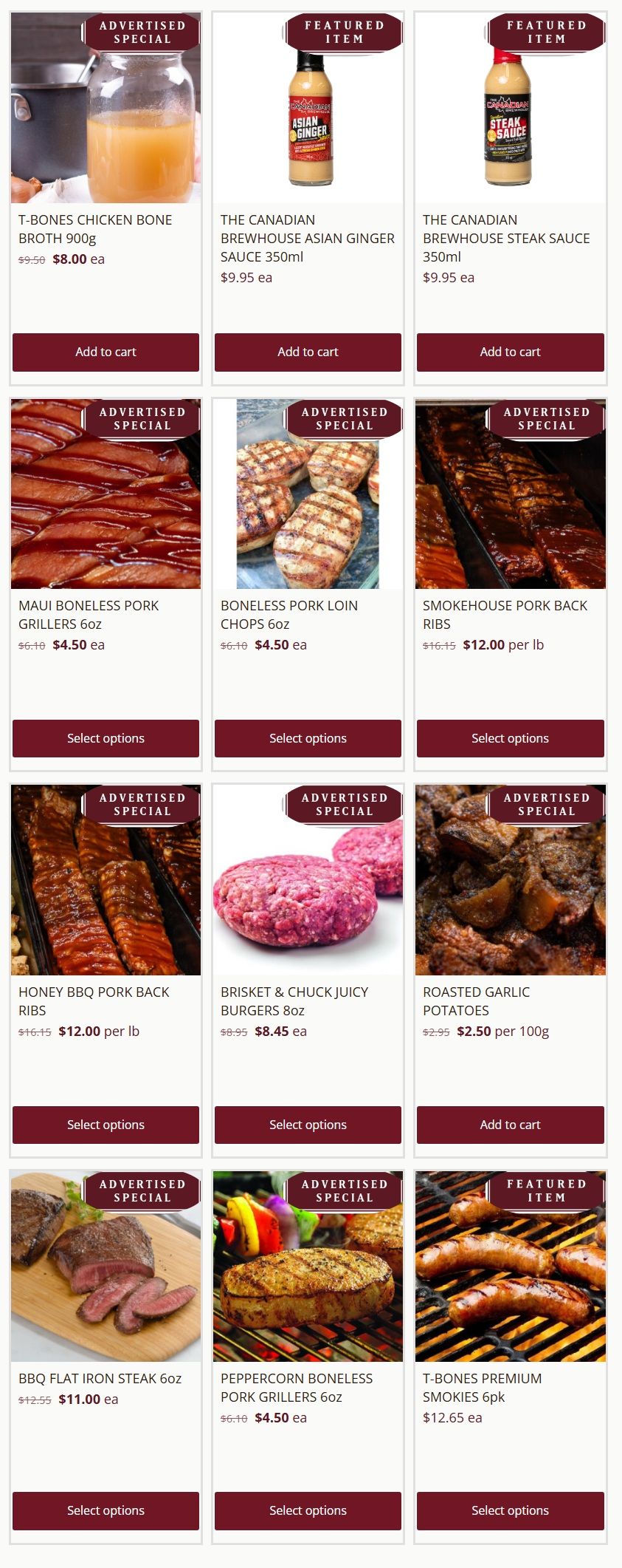 T-Bone's Flyer September 2 to 8