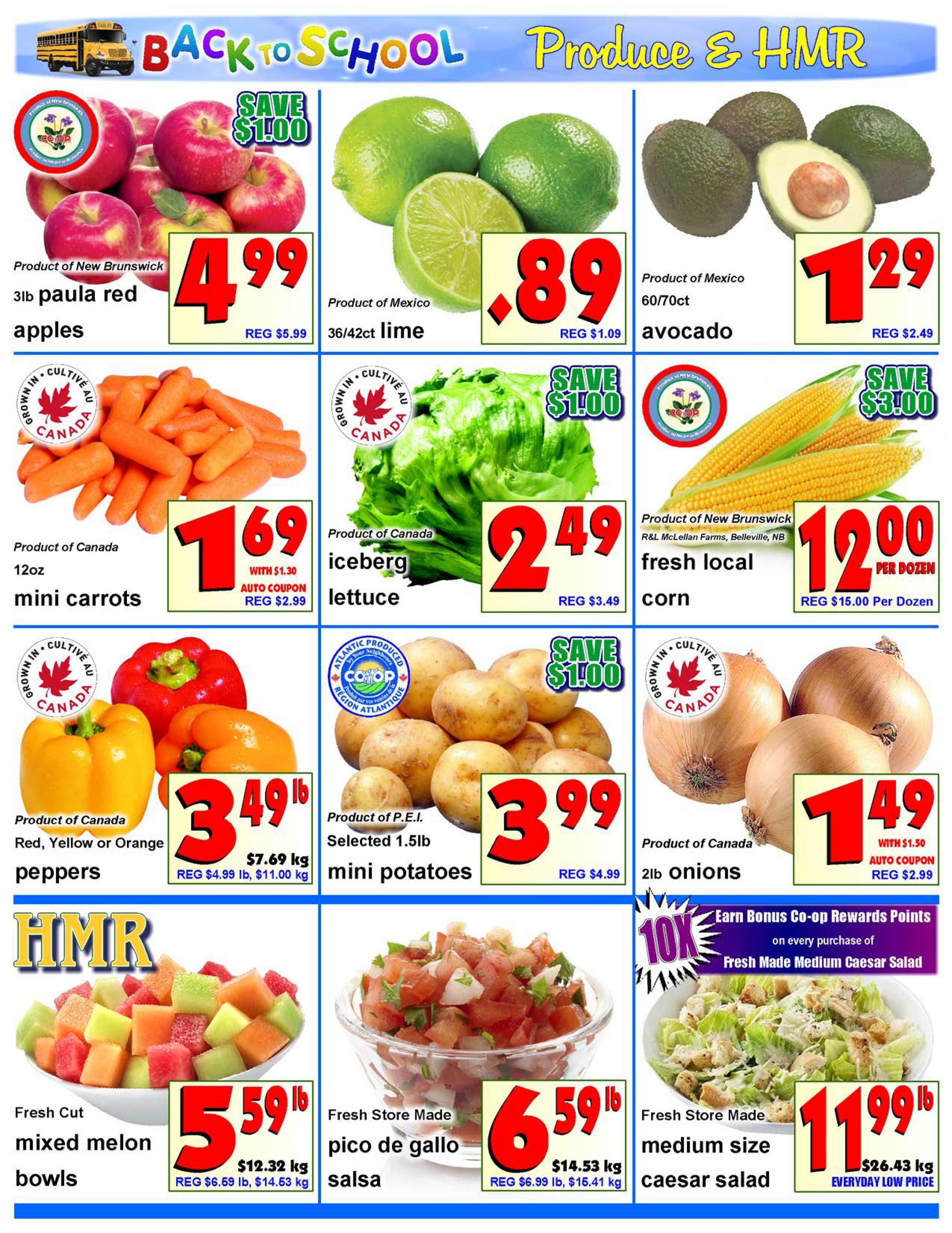 Fredericton Co-op Flyer September 3 to 9