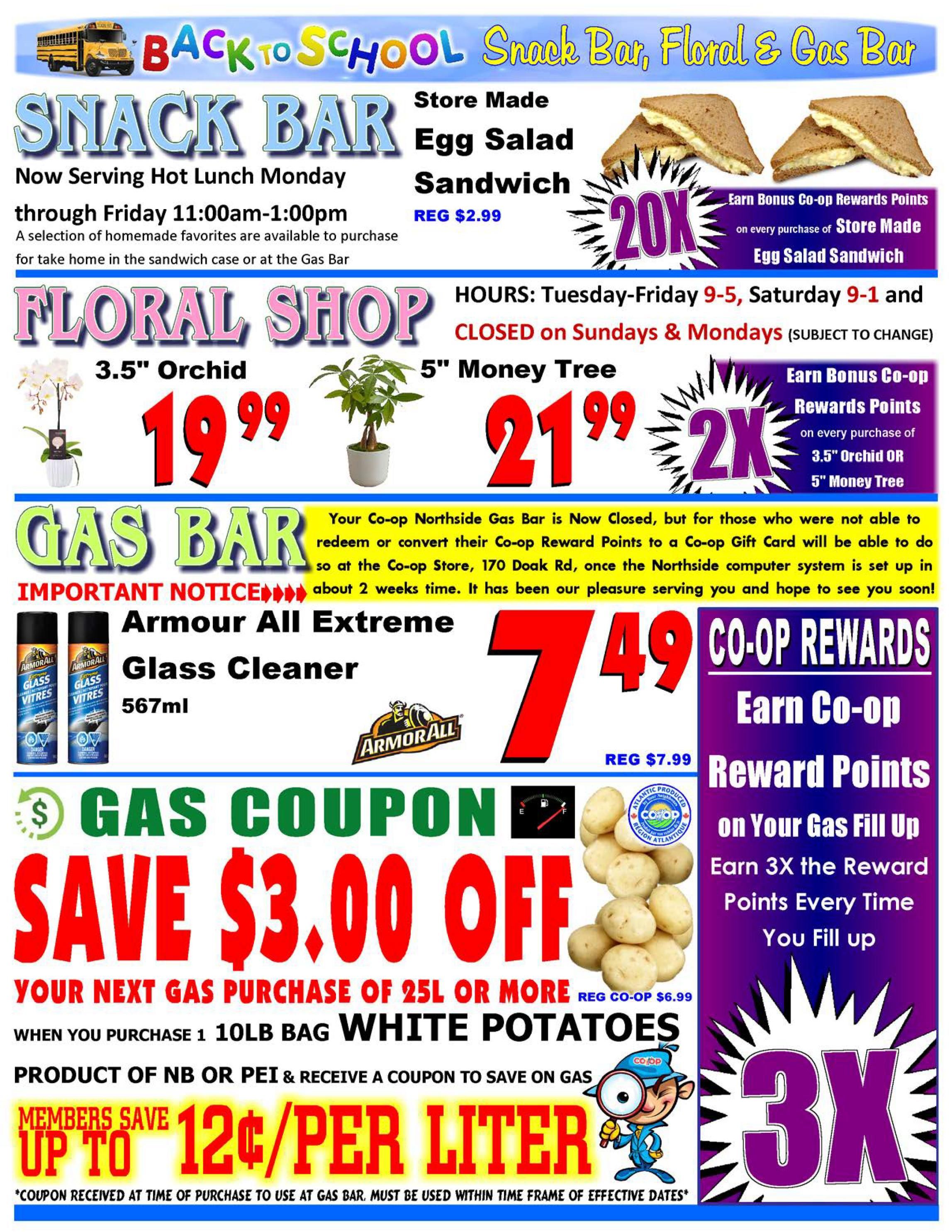 Fredericton Co-op Flyer September 3 to 9