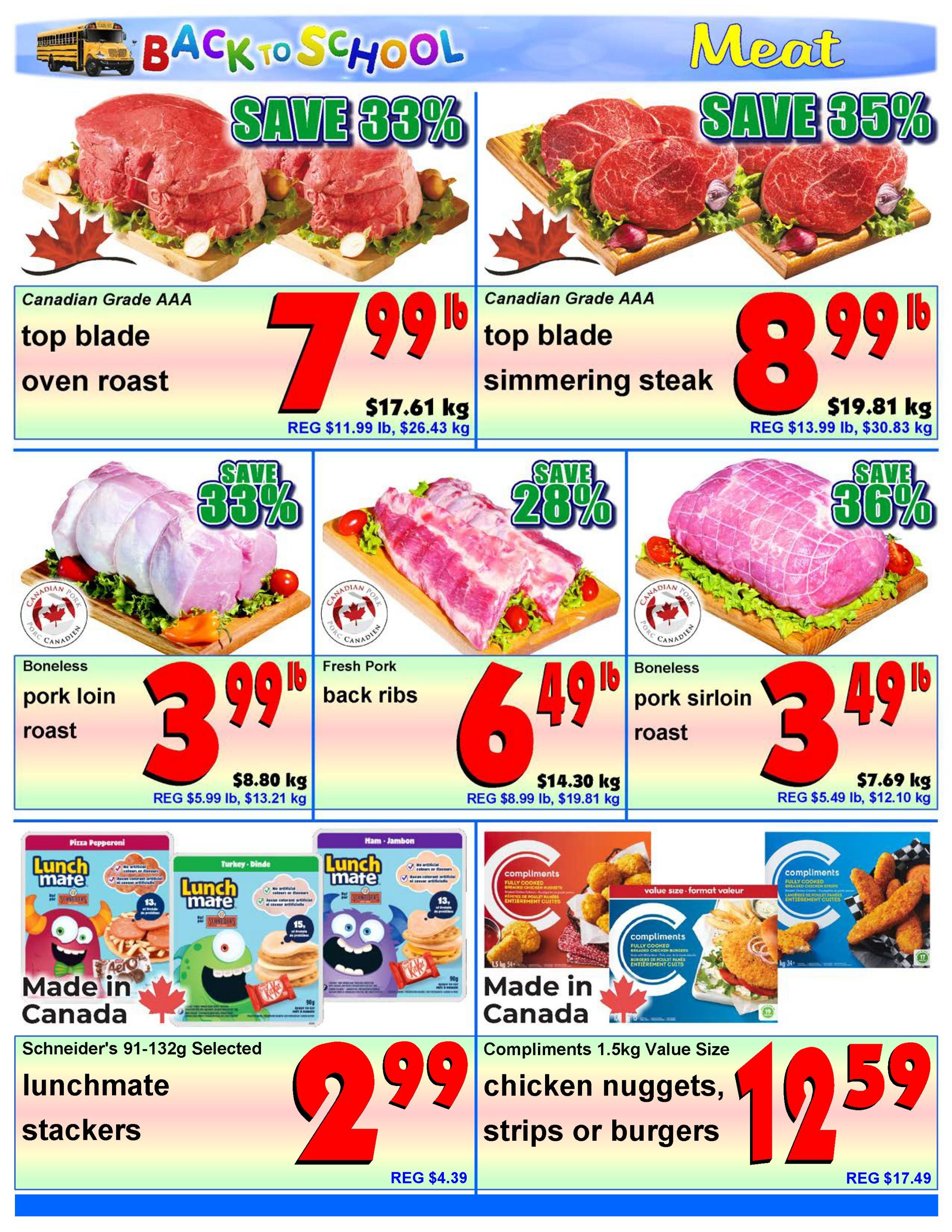 Fredericton Co-op Flyer September 3 to 9