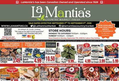 LaMantia's Flyer September 3 to 9