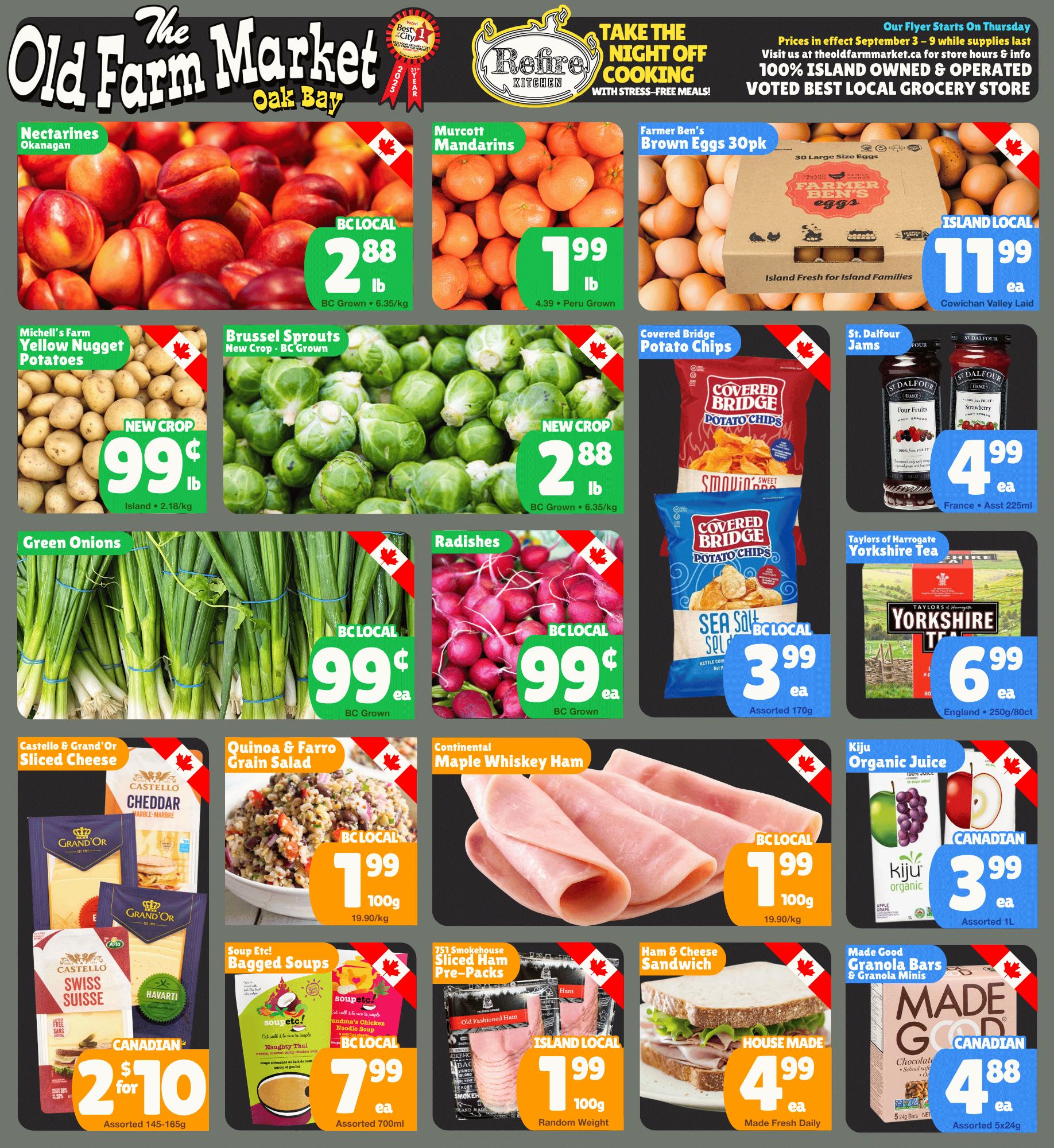 The Old Farm Market (Victoria) Flyer September 3 to 9