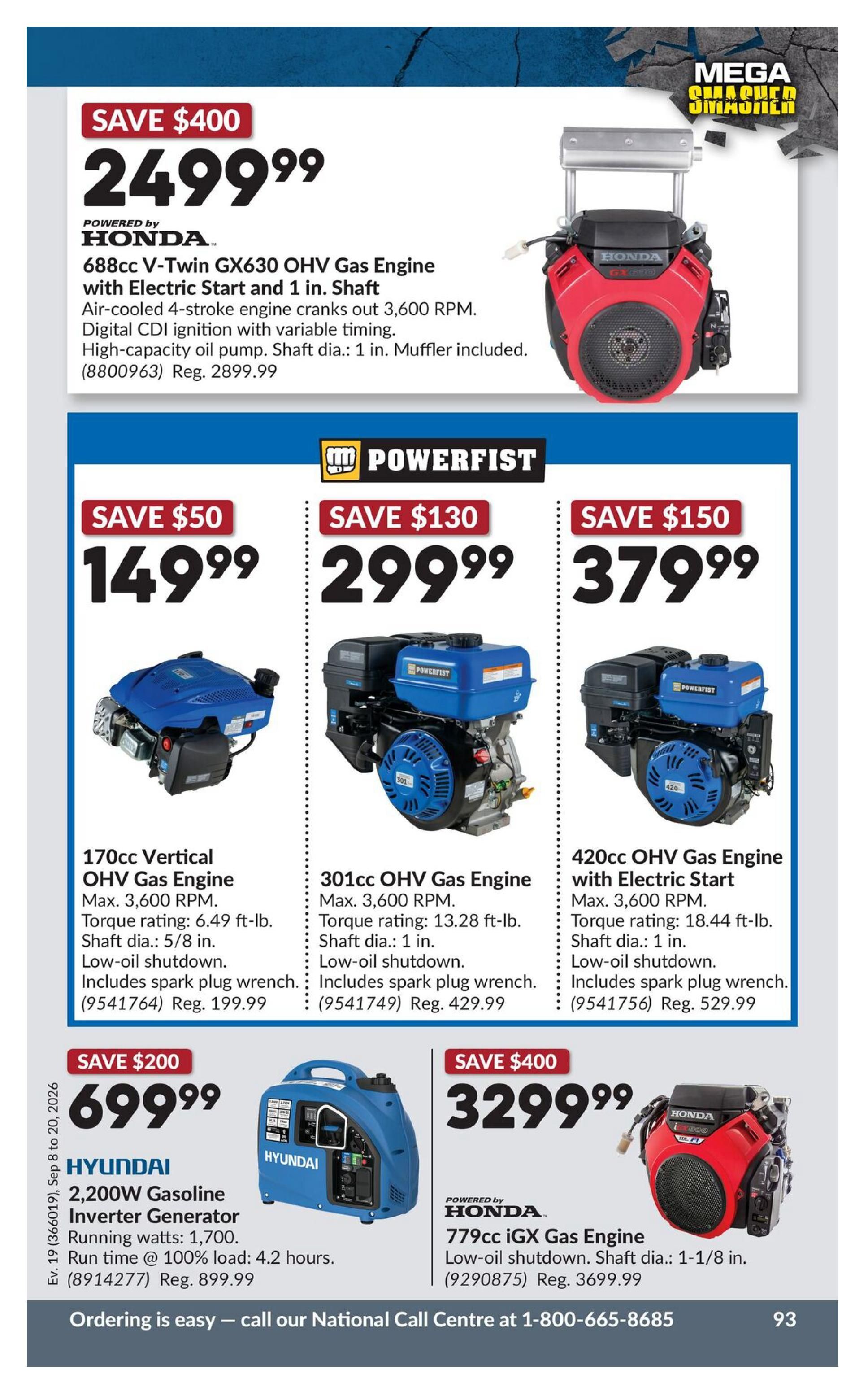 Princess Auto Flyer September 8 to 20