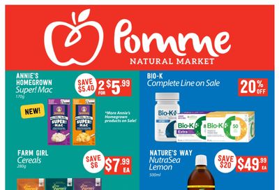 Pomme Natural Market Monthly Specials Flyer September 3 to 30
