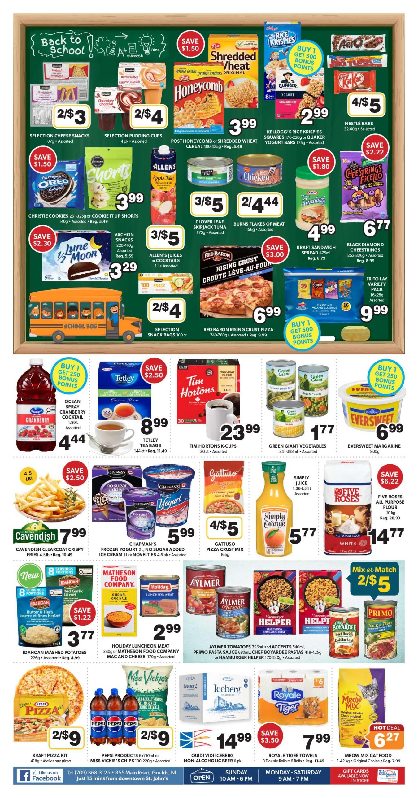 Bidgood's Flyer September 3 to 9