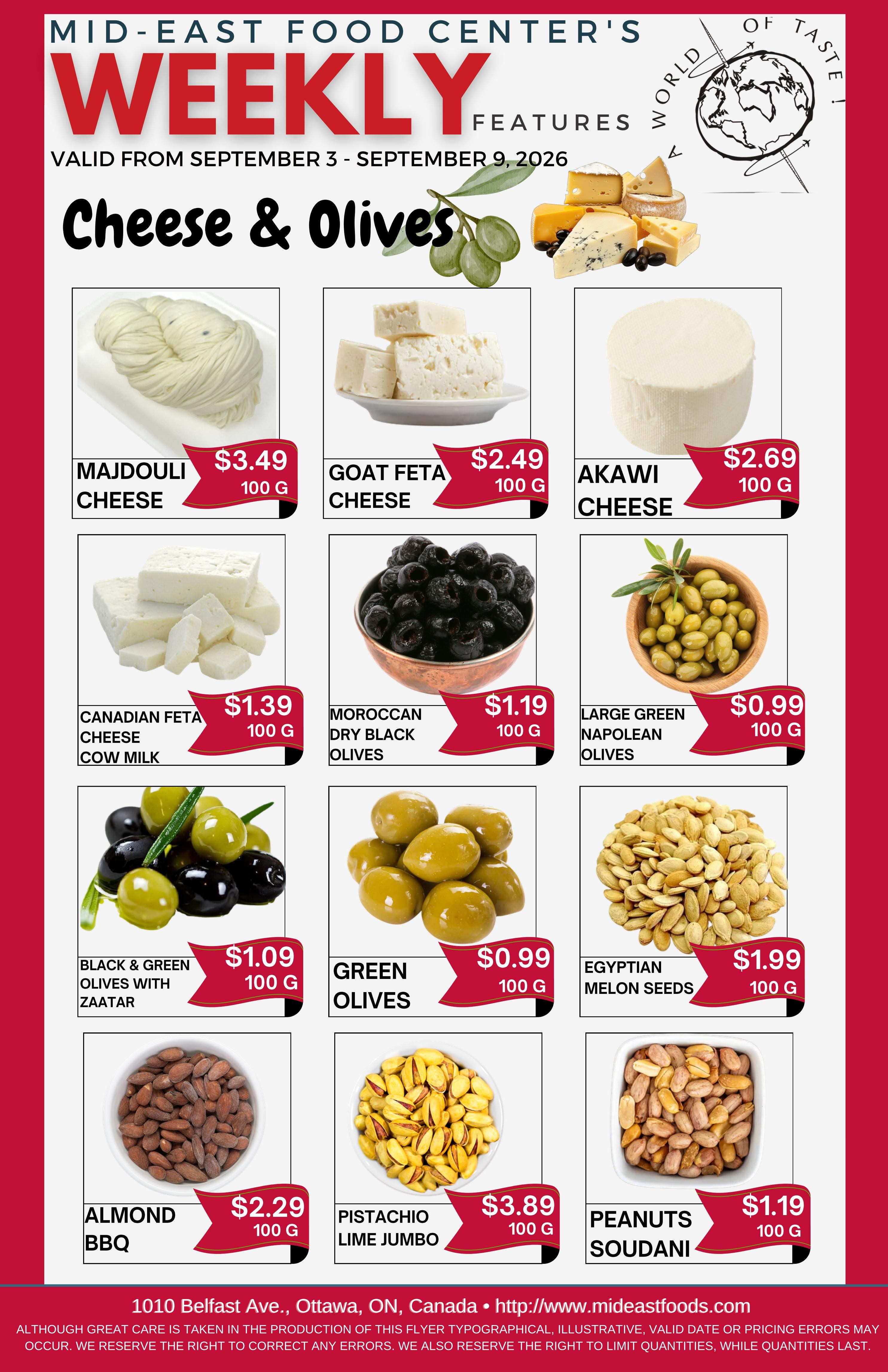 Mid-East Food Centre Flyer September 3 to 9
