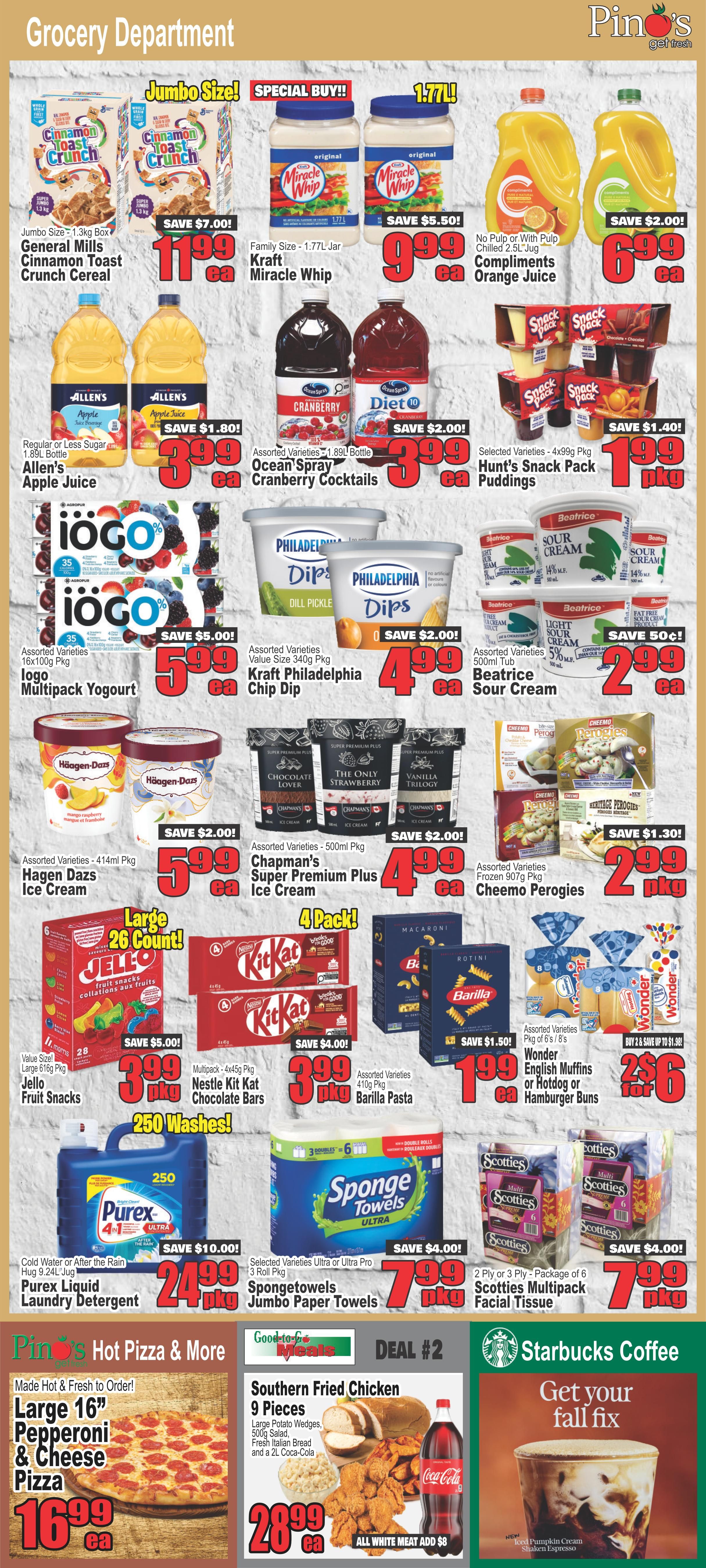 Pino's Flyer September 3 to 9