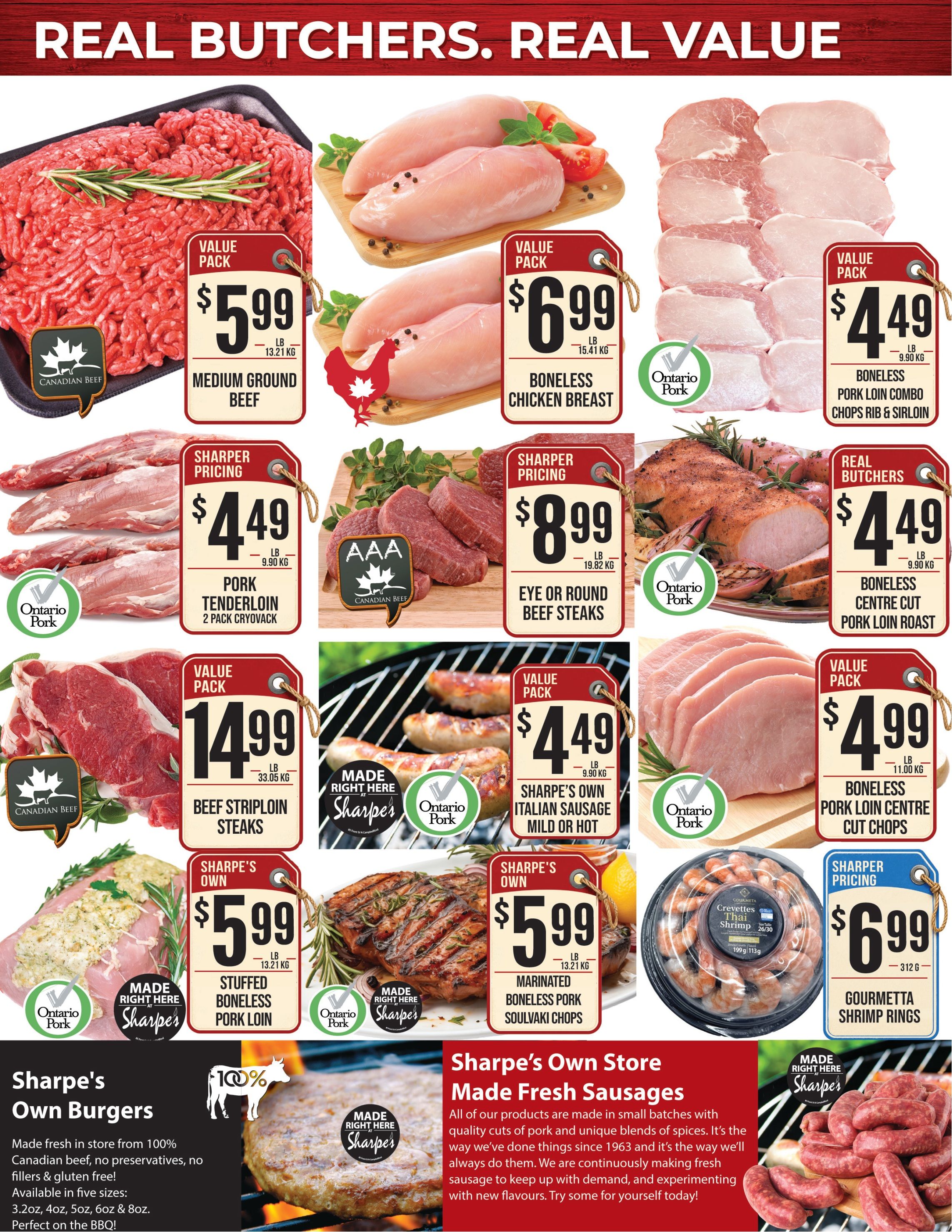 Sharpe's Food Market Flyer September 3 to 9