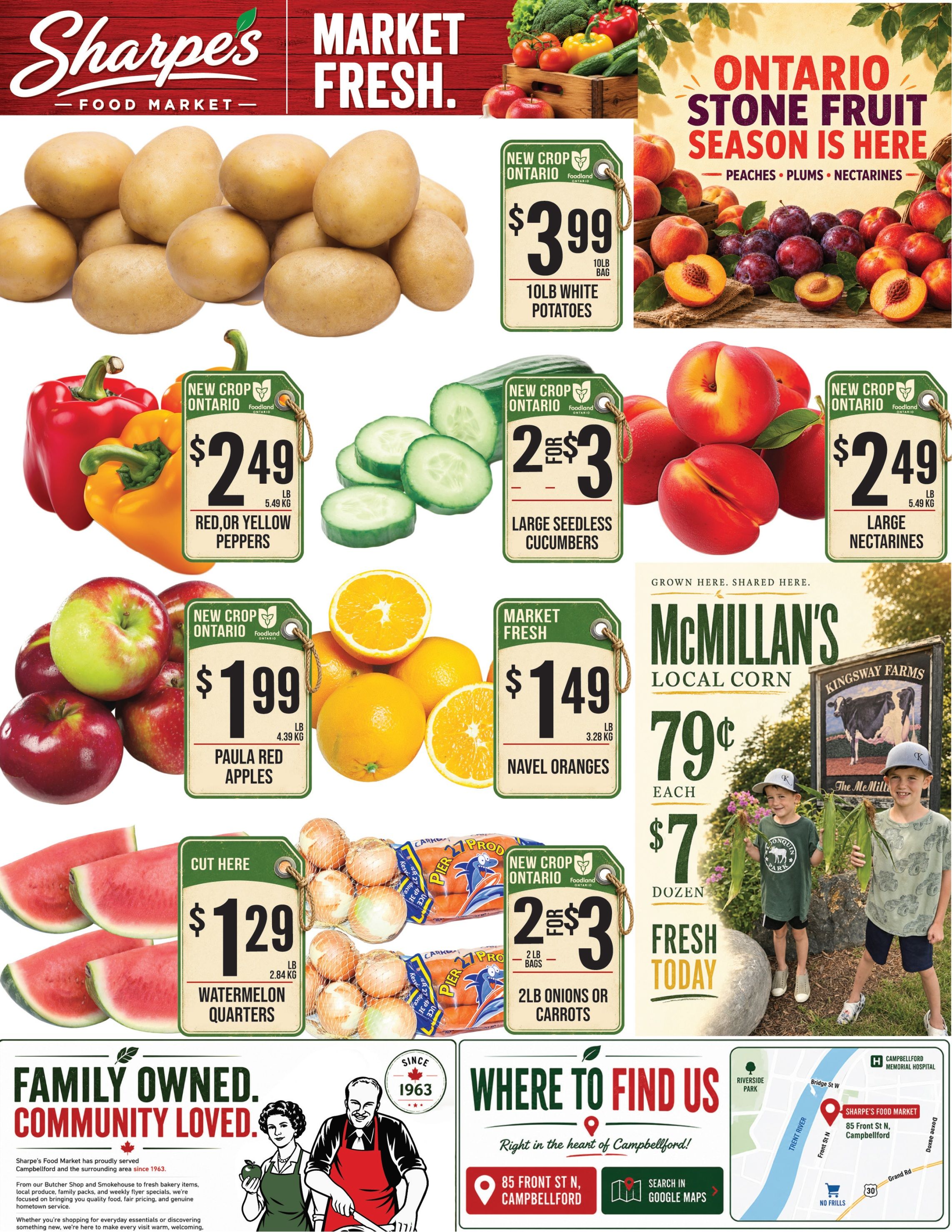 Sharpe's Food Market Flyer September 3 to 9