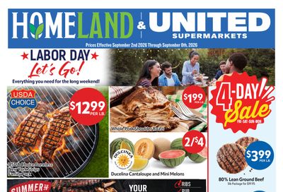 Homeland Stores (Chickasha, OK) Weekly Ad September 2 - 8, 2026