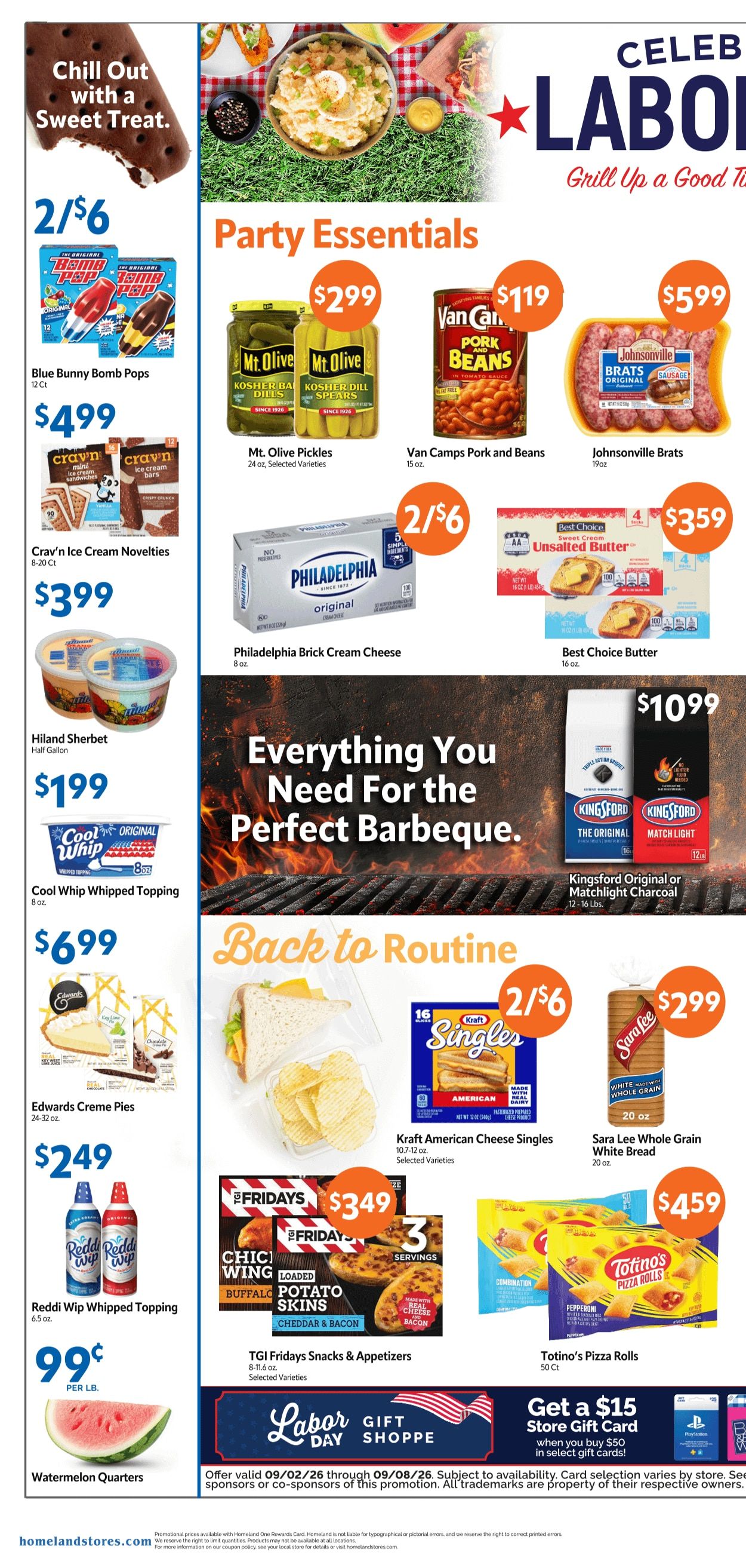 Homeland Stores (Chickasha, OK) Weekly Ad September 2 - 8, 2026
