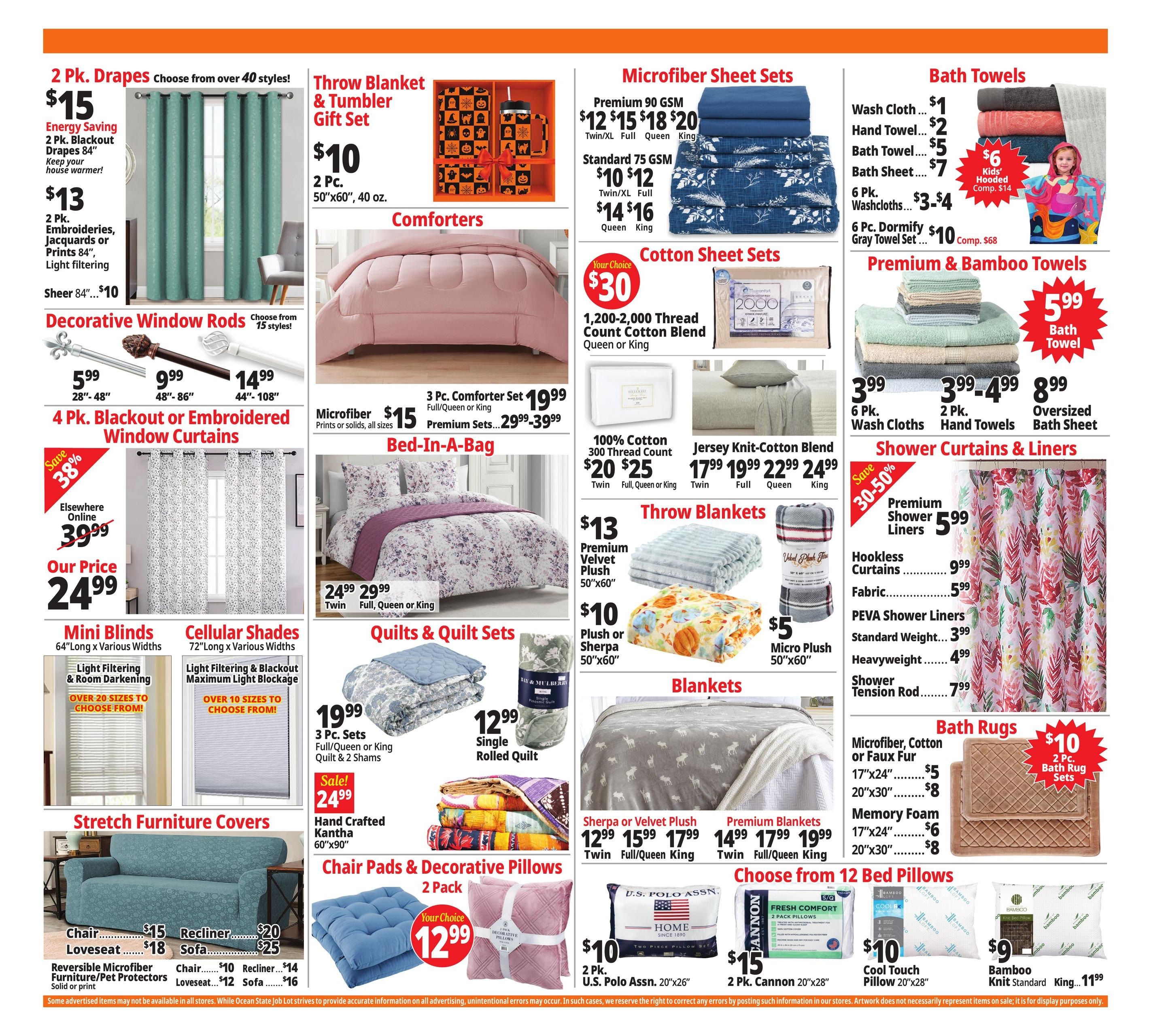 Ocean State Job Lot (Bridgeport Area, CT) Weekly Ad September 3 - 9, 2026